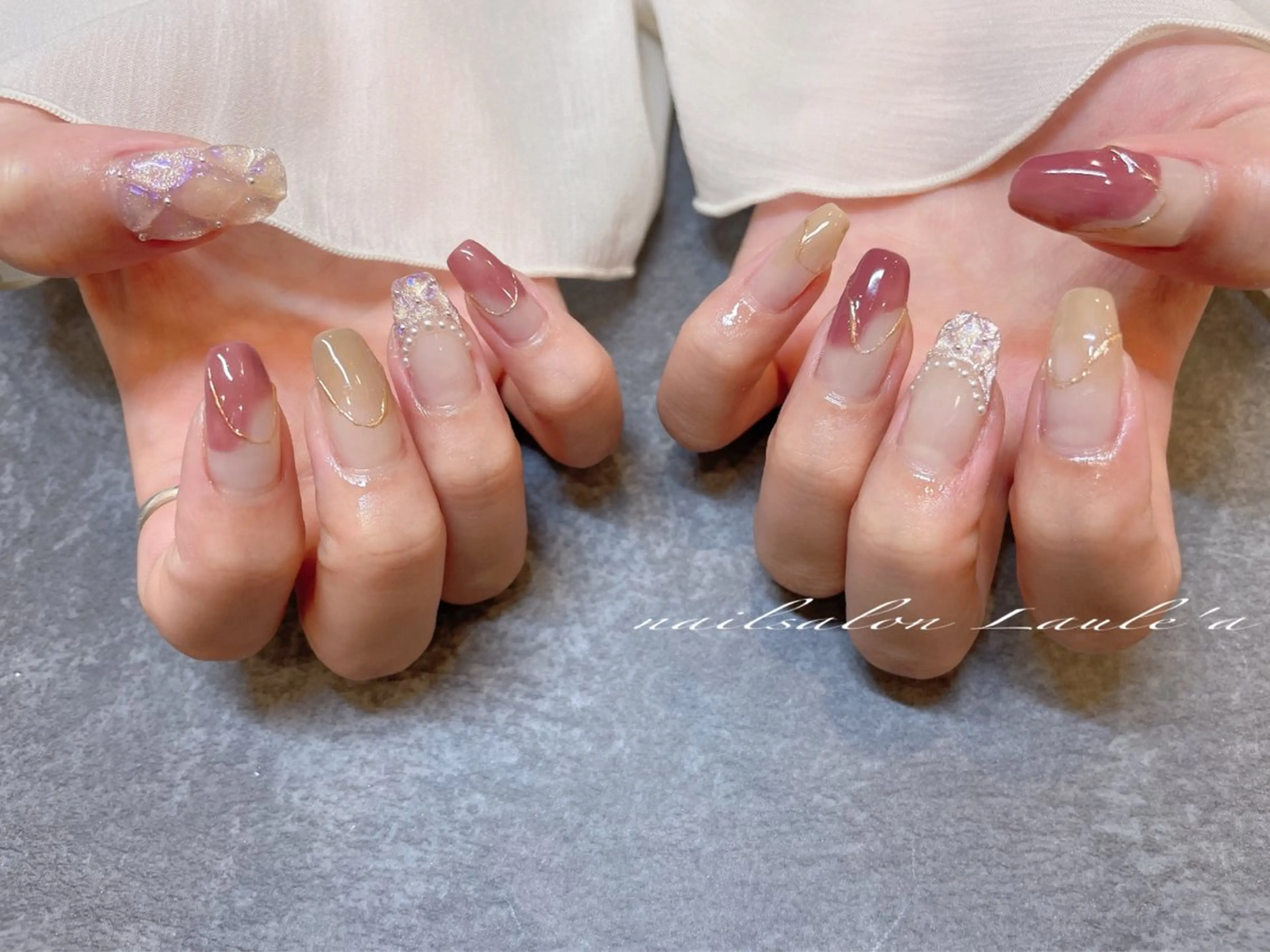 ネイル ハンドネイル nailsalon Laule'aのネイルデザイン