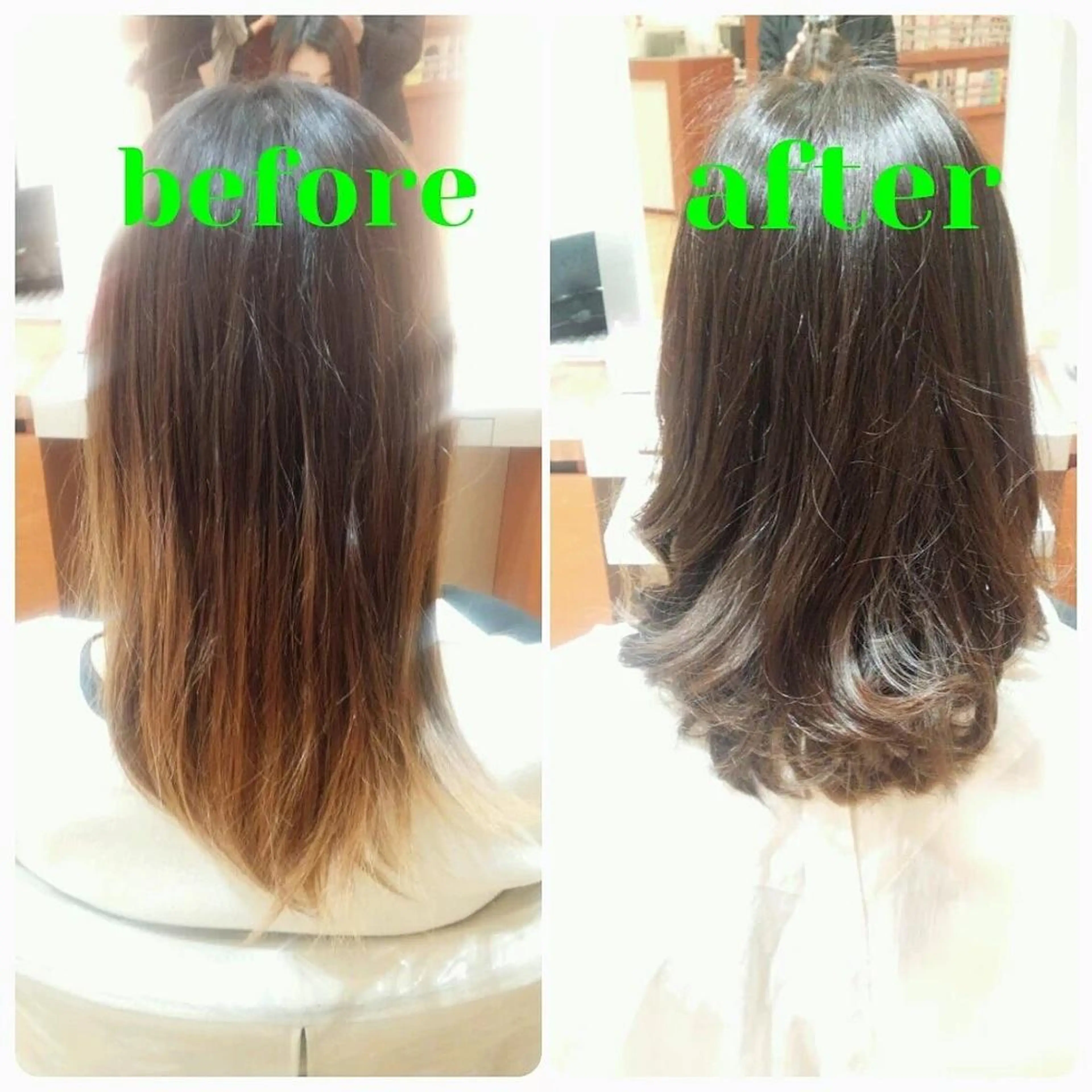 ミディアム セミロング カラー パーマ EARTH 池田　雄太のヘアスタイル