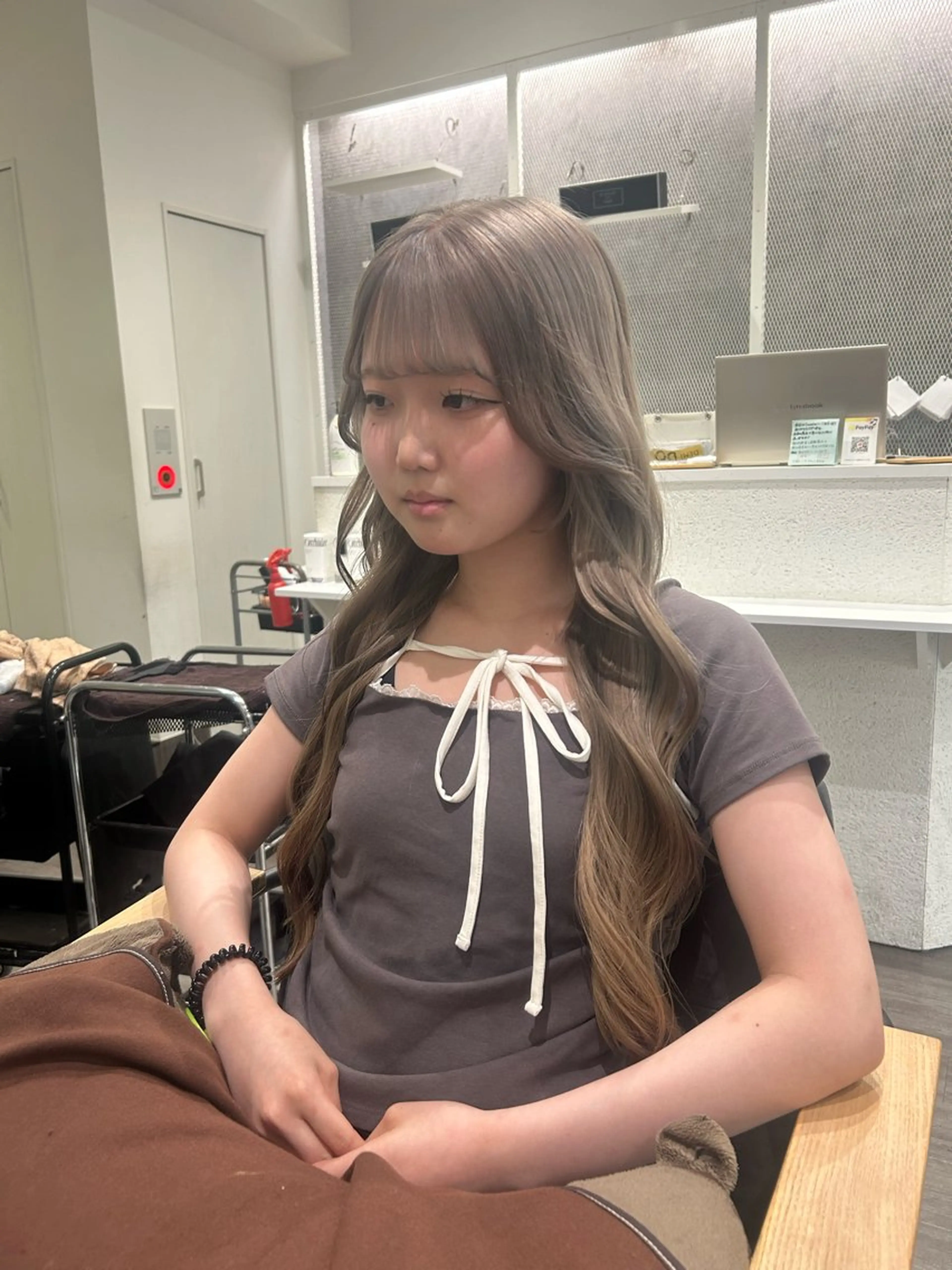 ロング カラー ヘアアレンジ ハイトーンカラー ヘアカラー トリートメント cocotte 💟草間紫音💟のヘアスタイル