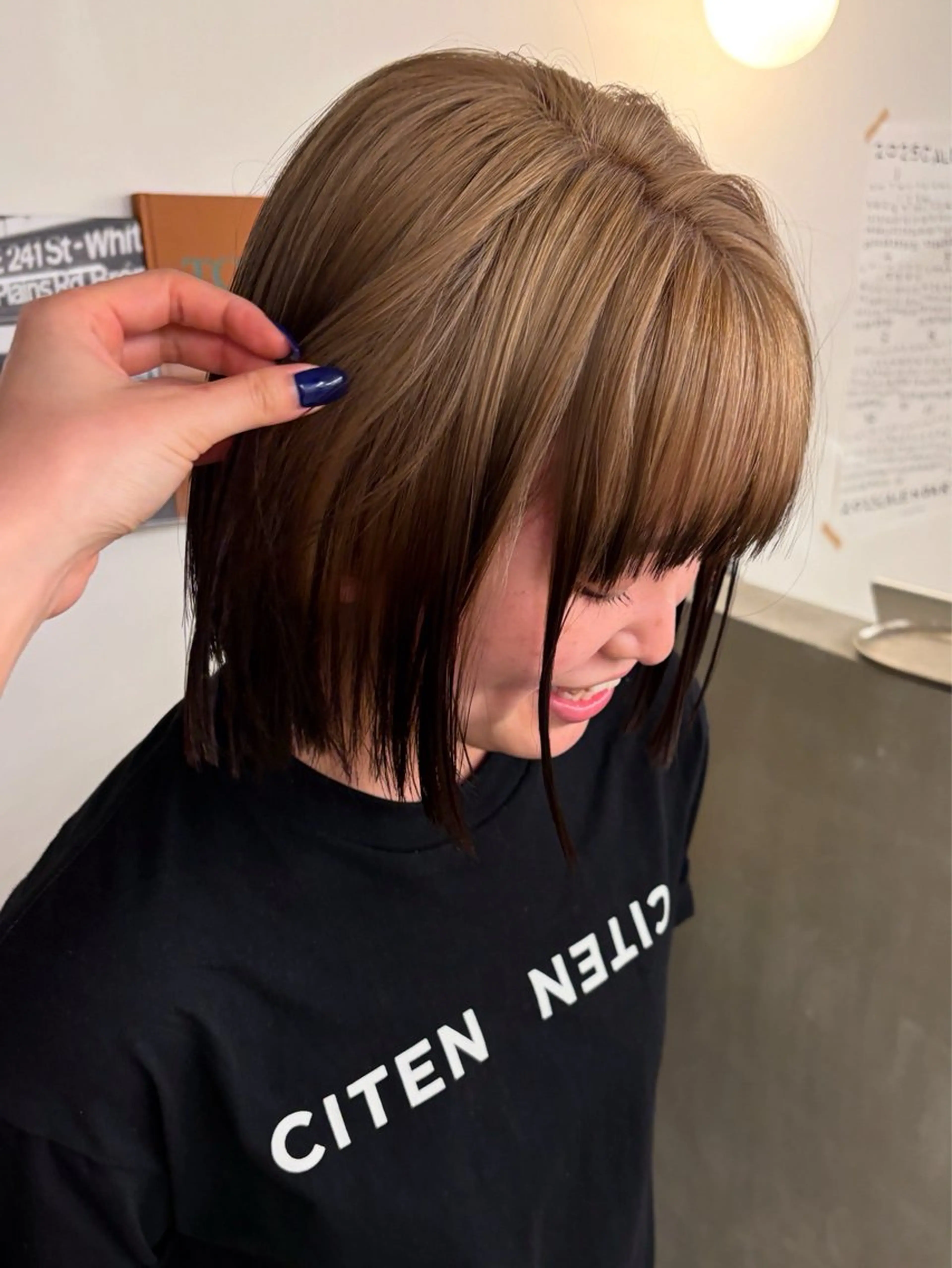 ショート ヘアカラー トリートメント ヘアセット tonari所属・ブリーチモデル/ カットモデル/Riaのヘアスタイル