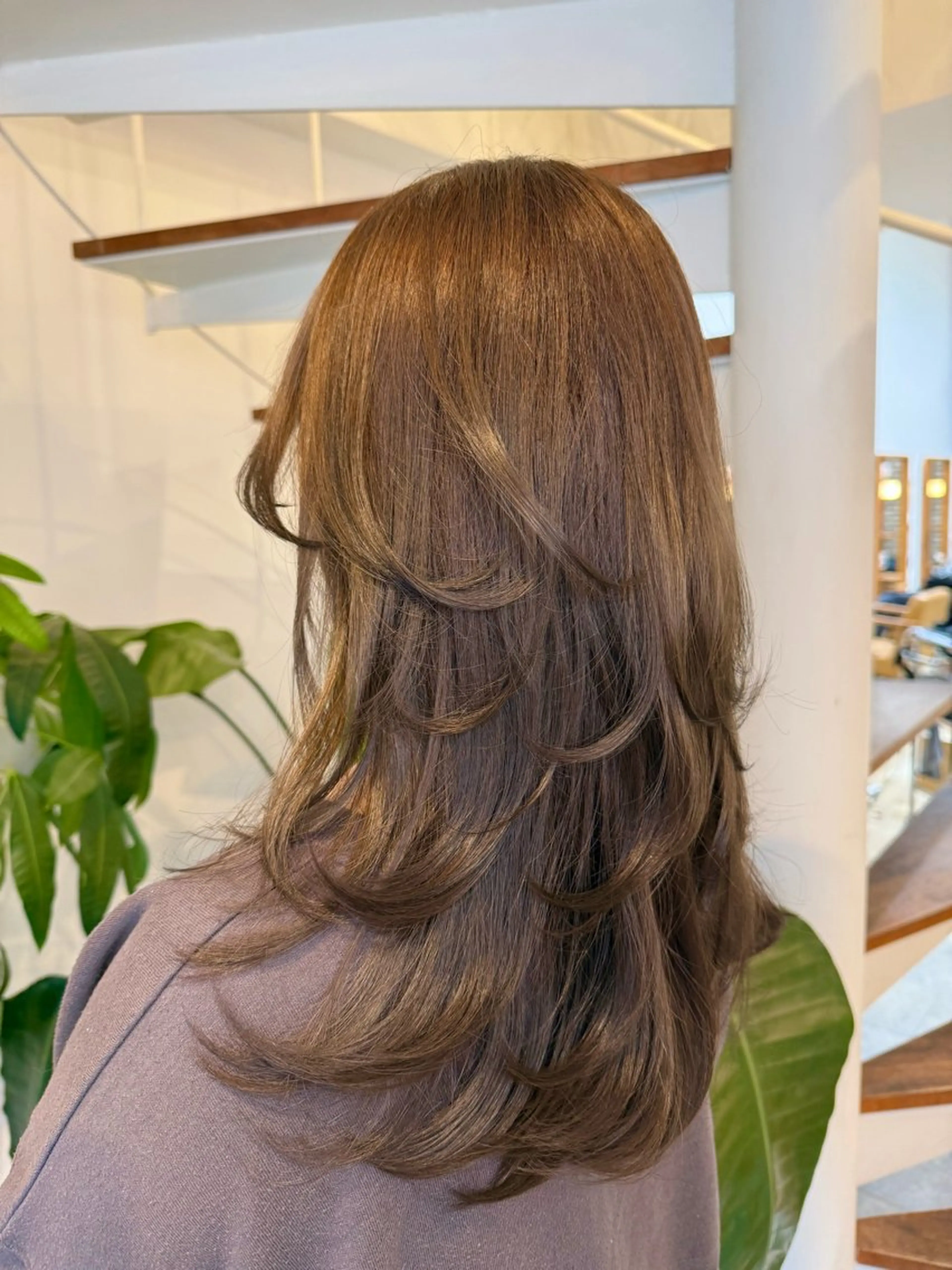 セミロング レイヤーカット peakshair所属・堀江/レイヤーカット 𝒀𝑼𝑻𝑶のヘアスタイル