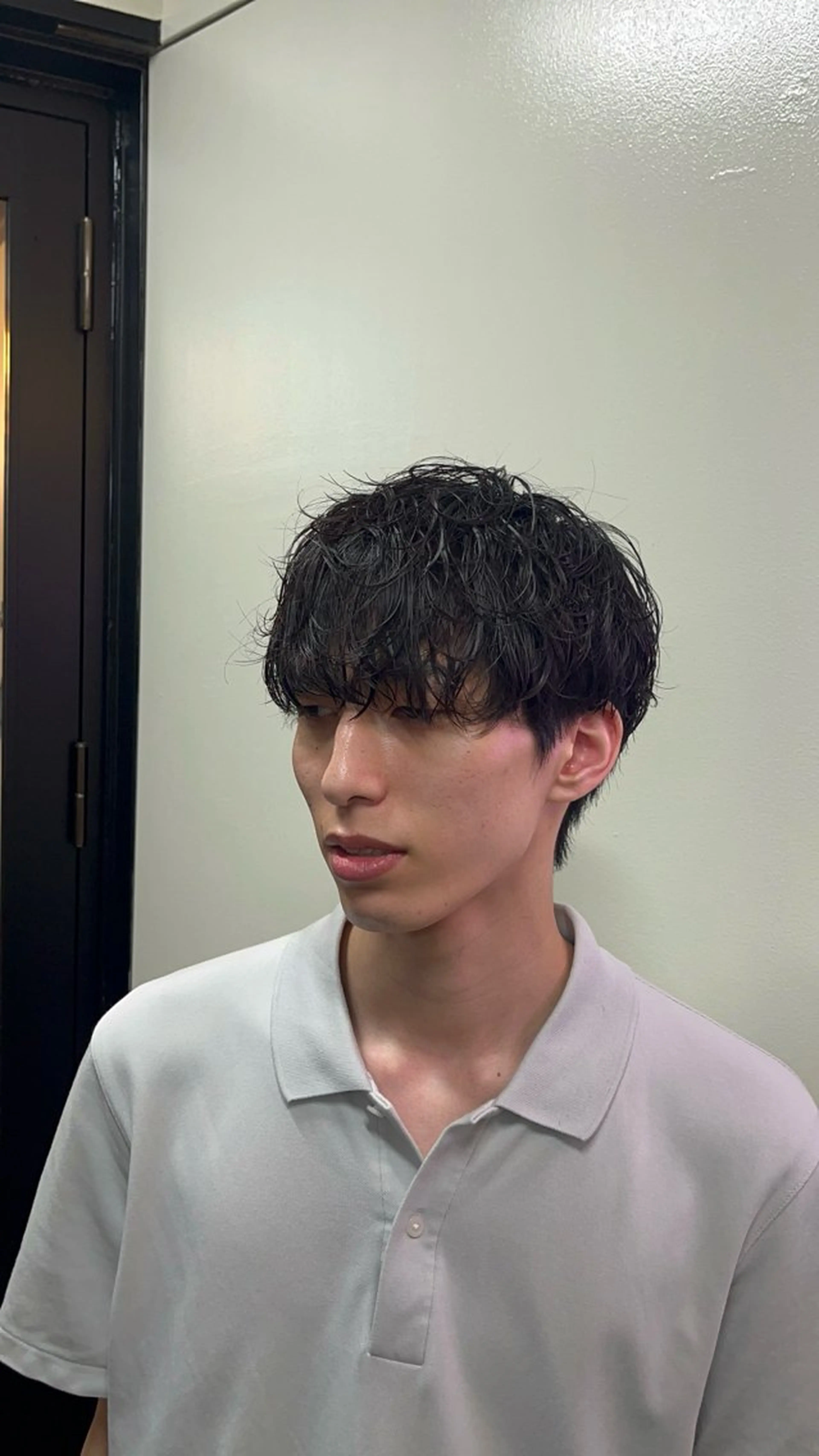 【🦄12/30まで限定🦄】メンズカット+波巻きパーマ+トリートメント#波巻きスパイラル#韓国ヘア#メンズの写真