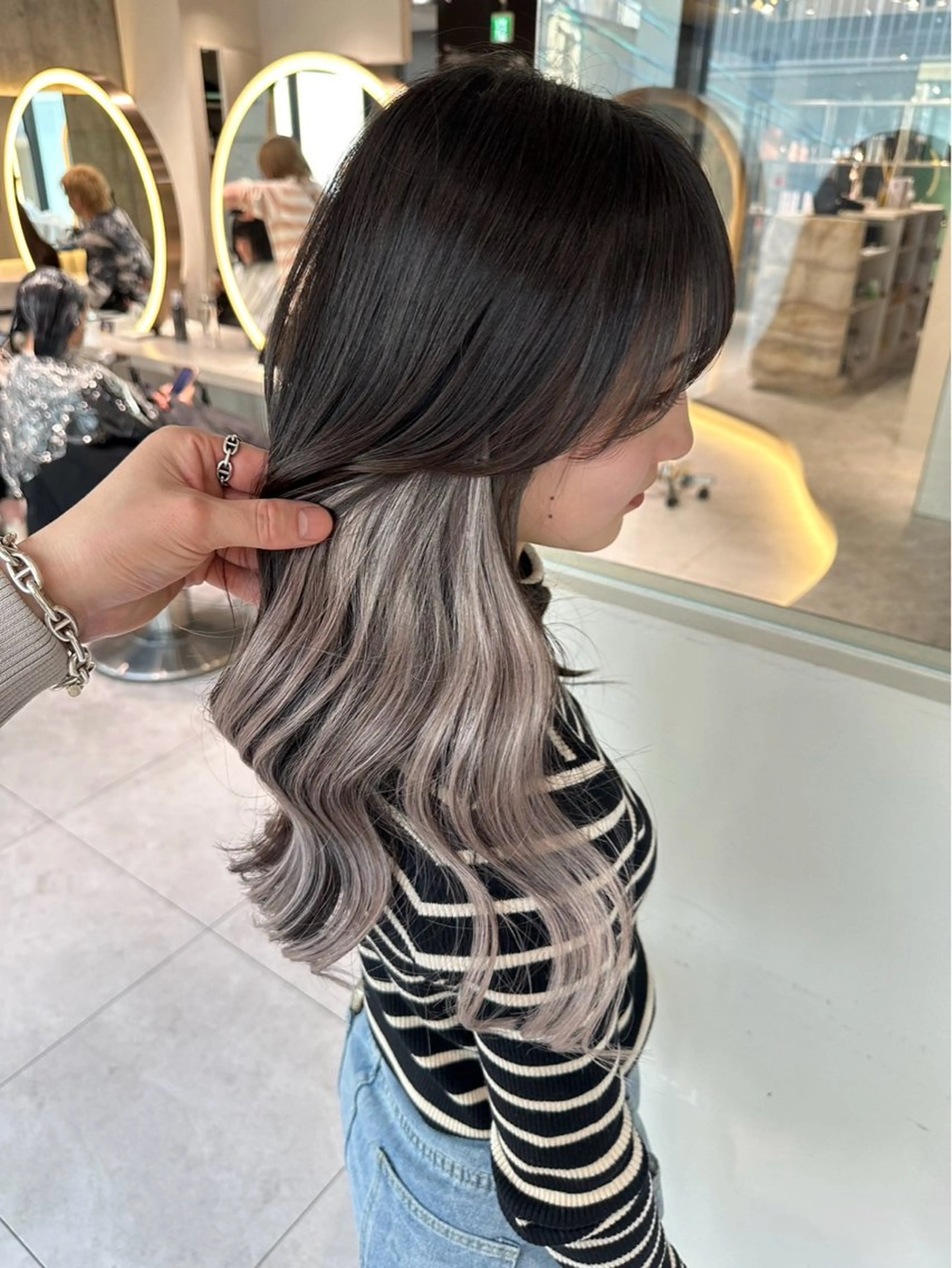 カラー ヘアカラー shion 透明感カラーのヘアスタイル