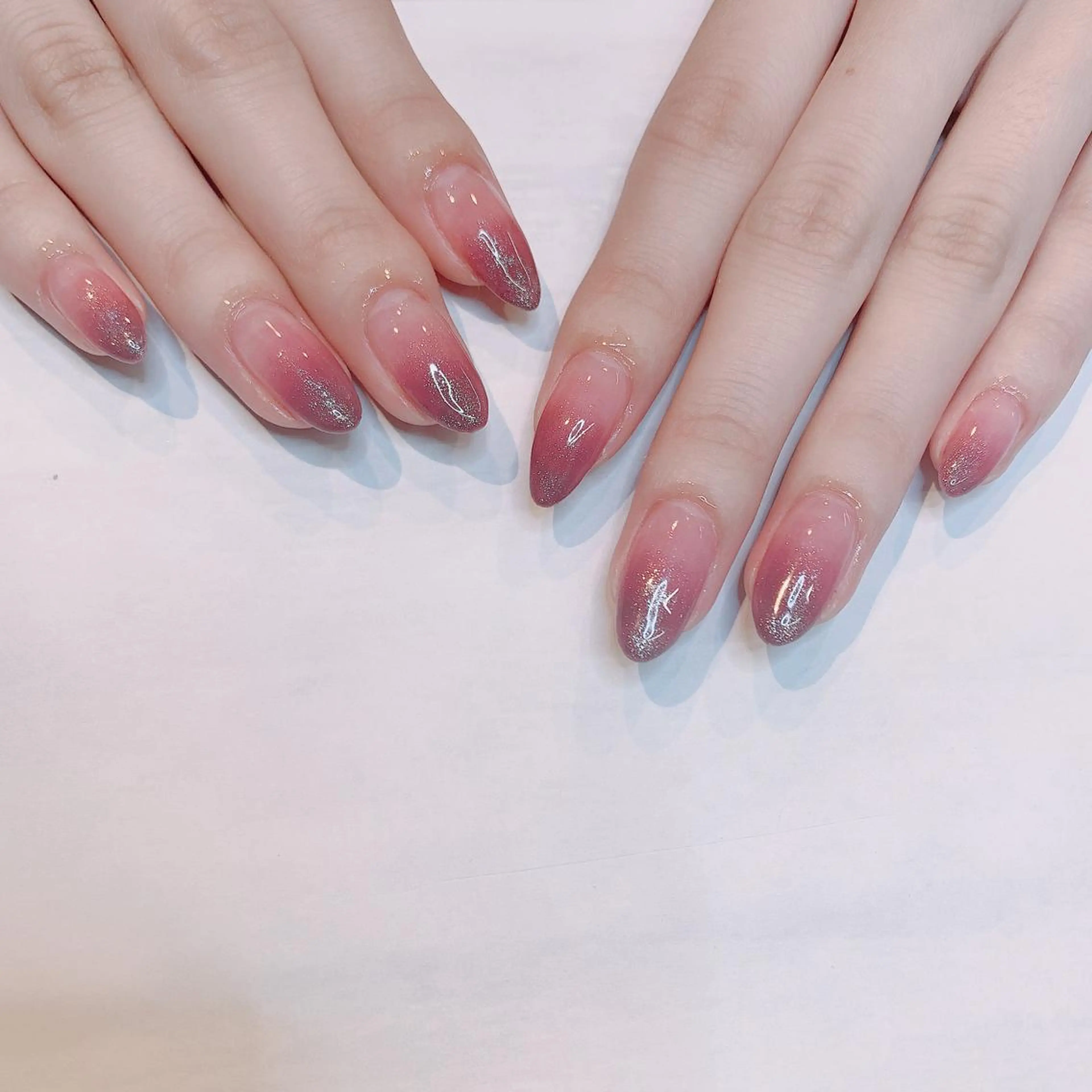 ネイル グラデーション マグネットネイル ハンドネイル フットネイル Adite nailのネイルデザイン