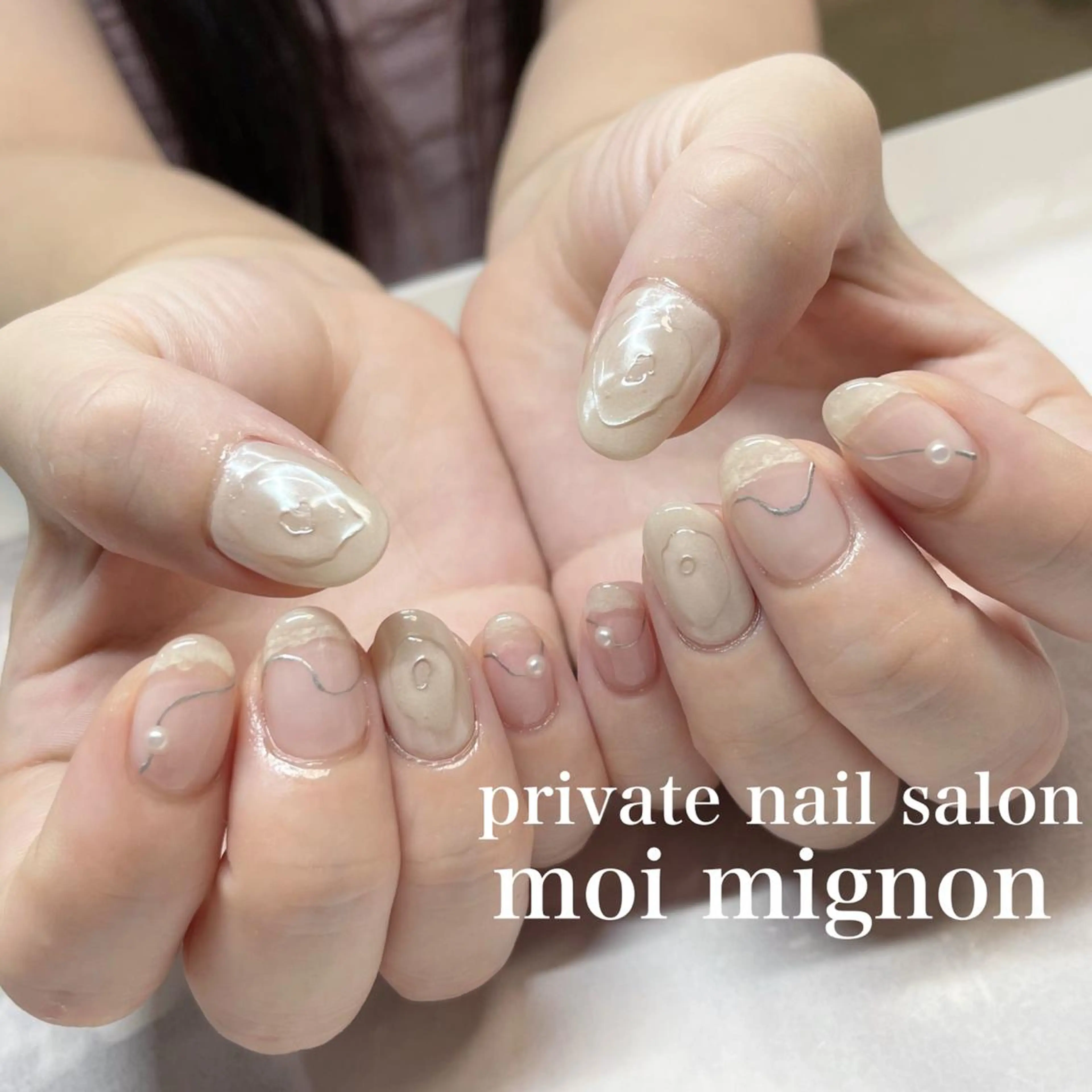 ネイル オーロラネイル ハンドネイル nailist Aki♡のネイルデザイン