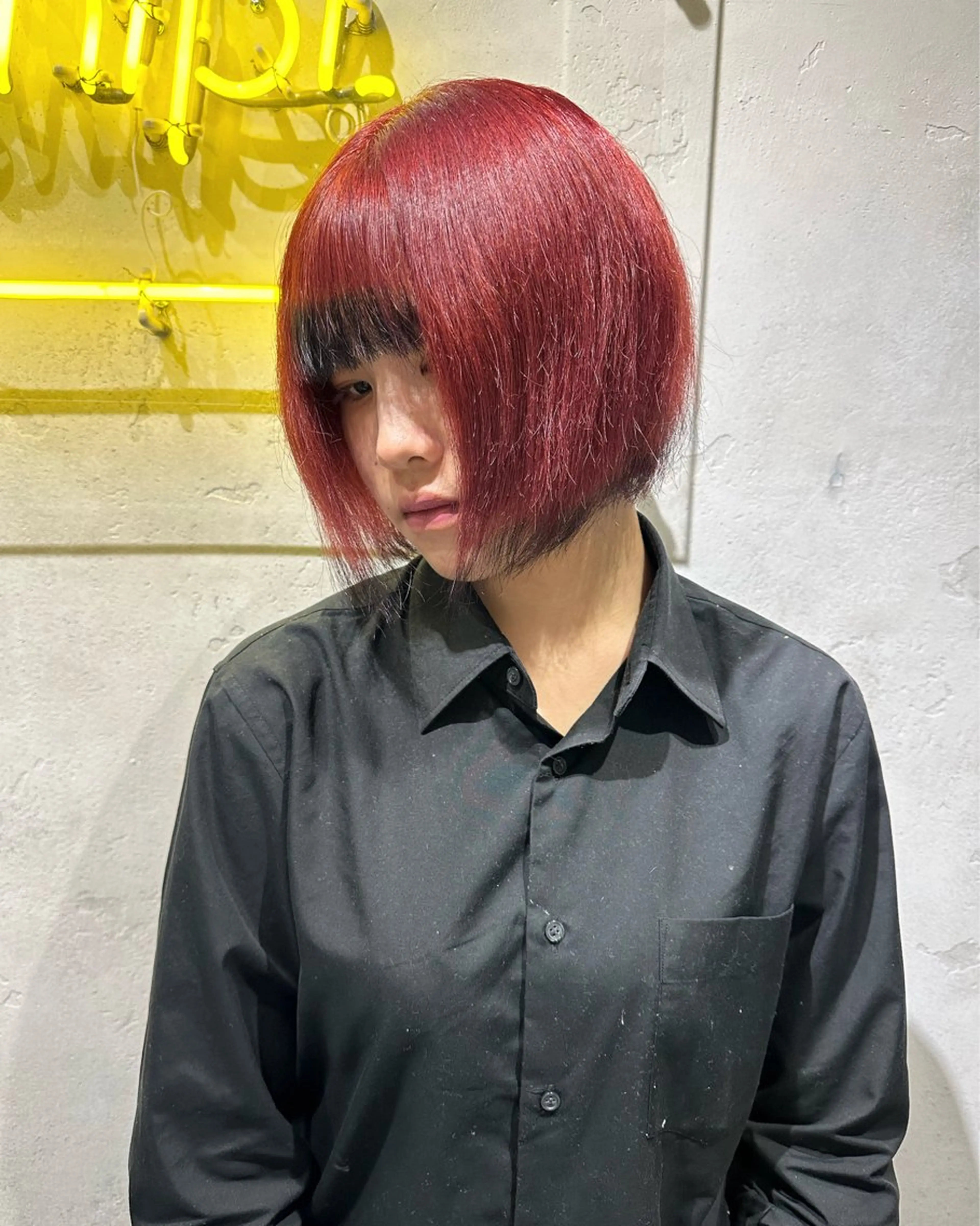 ショート Maria 梅田/デザインカラーのヘアスタイル