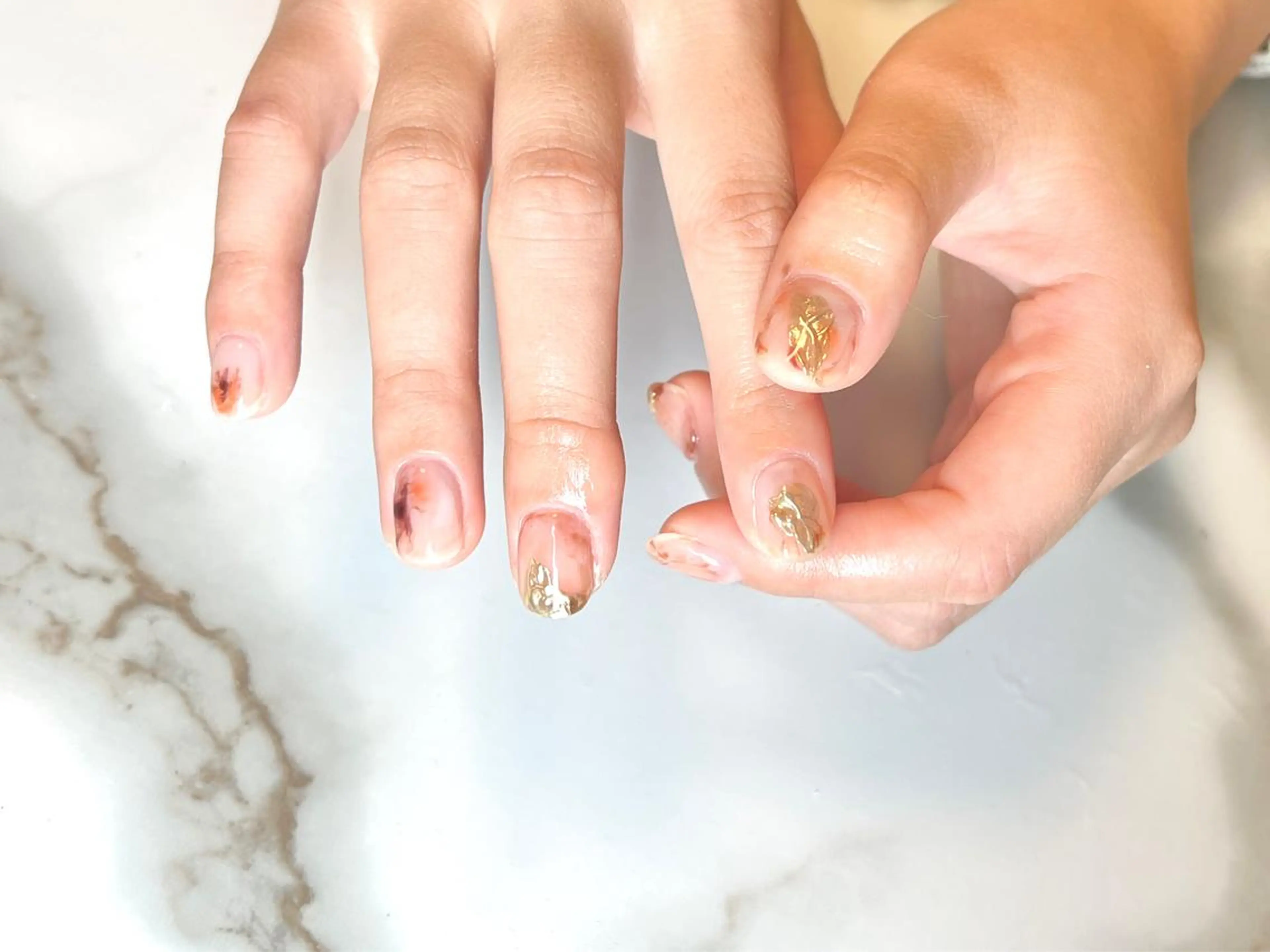 セミロング ネイリスト シンのネイルデザイン