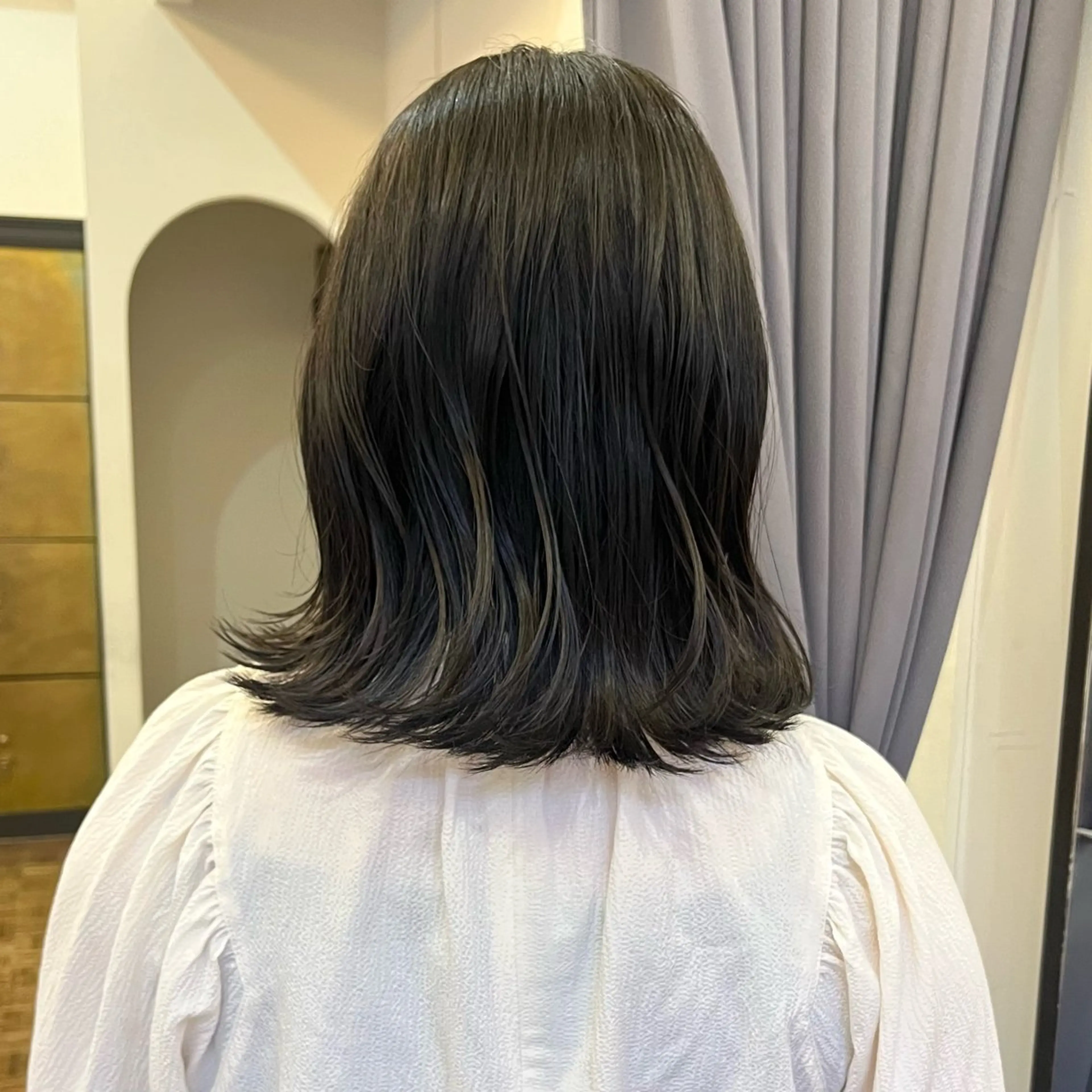 ミディアム カット ヘアカラー asuka/暖色 /レイヤー/ボブのヘアスタイル