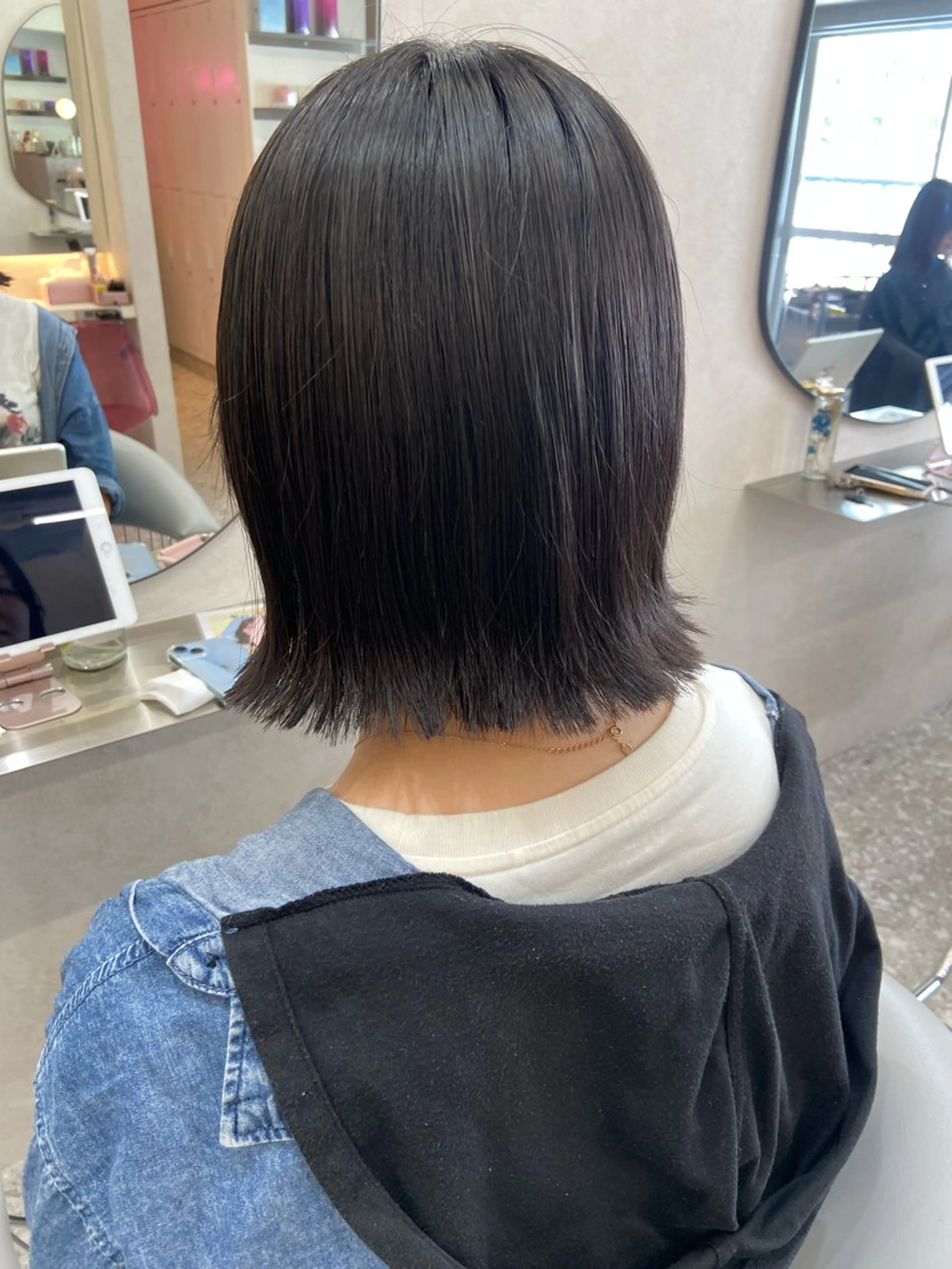 ミディアム カット トリートメント 新宿/韓国ヘア 中明度カラー/かやのヘアスタイル