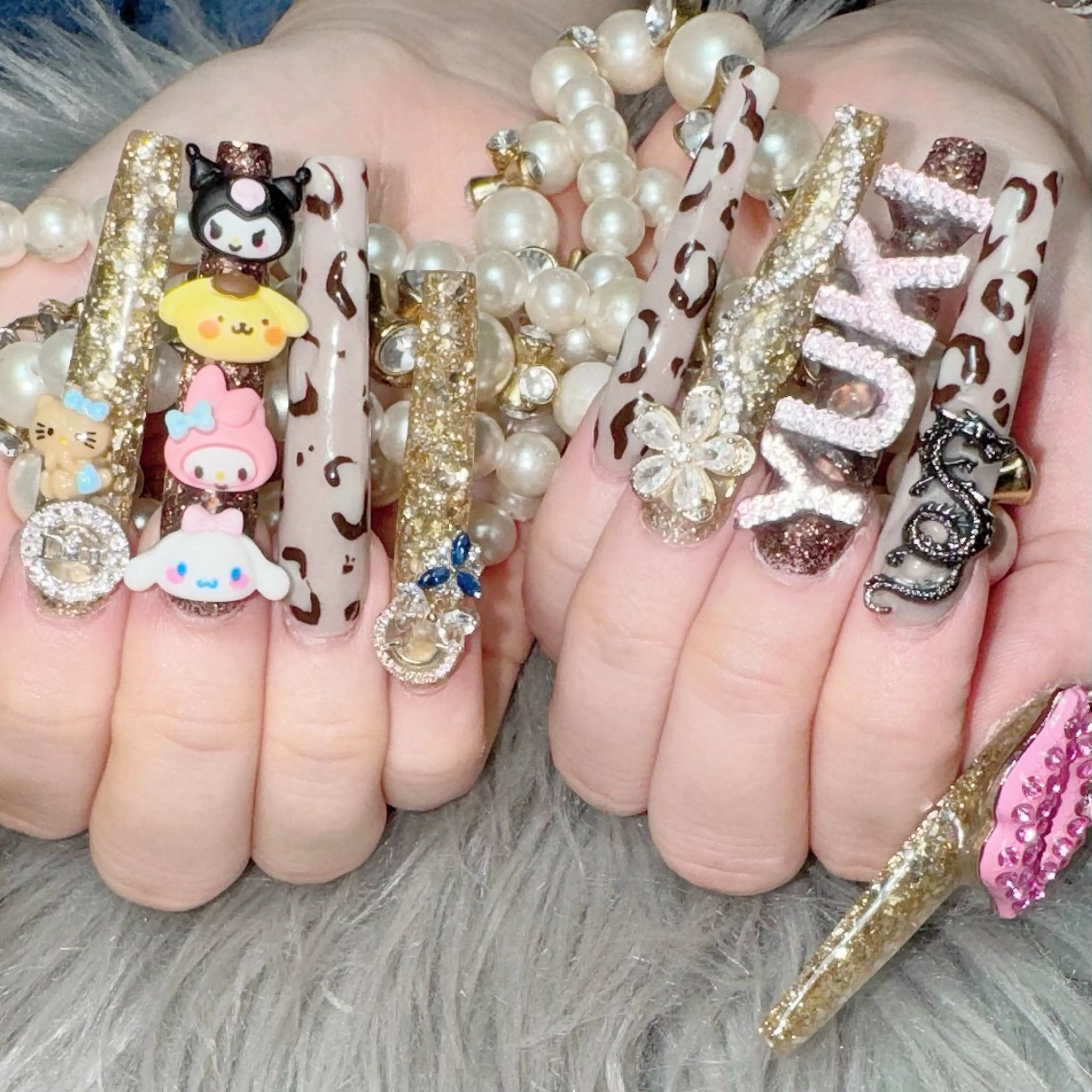 スカルプゴテゴテ付け放題💅✨(Mサイズまで)の写真