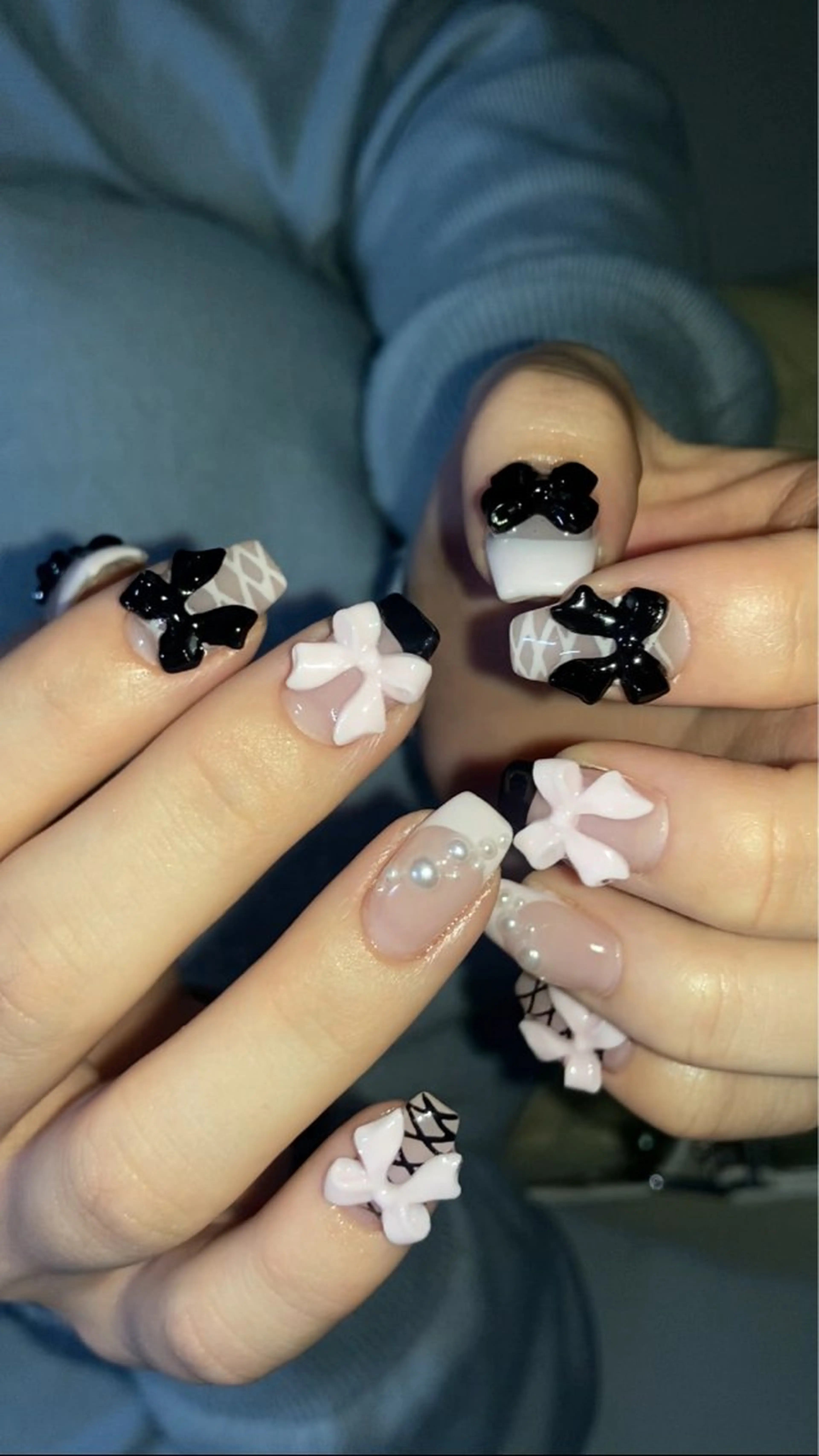 ネイル ハンドネイル フットネイル kana/モード ・グランジ໒꒱のネイルデザイン