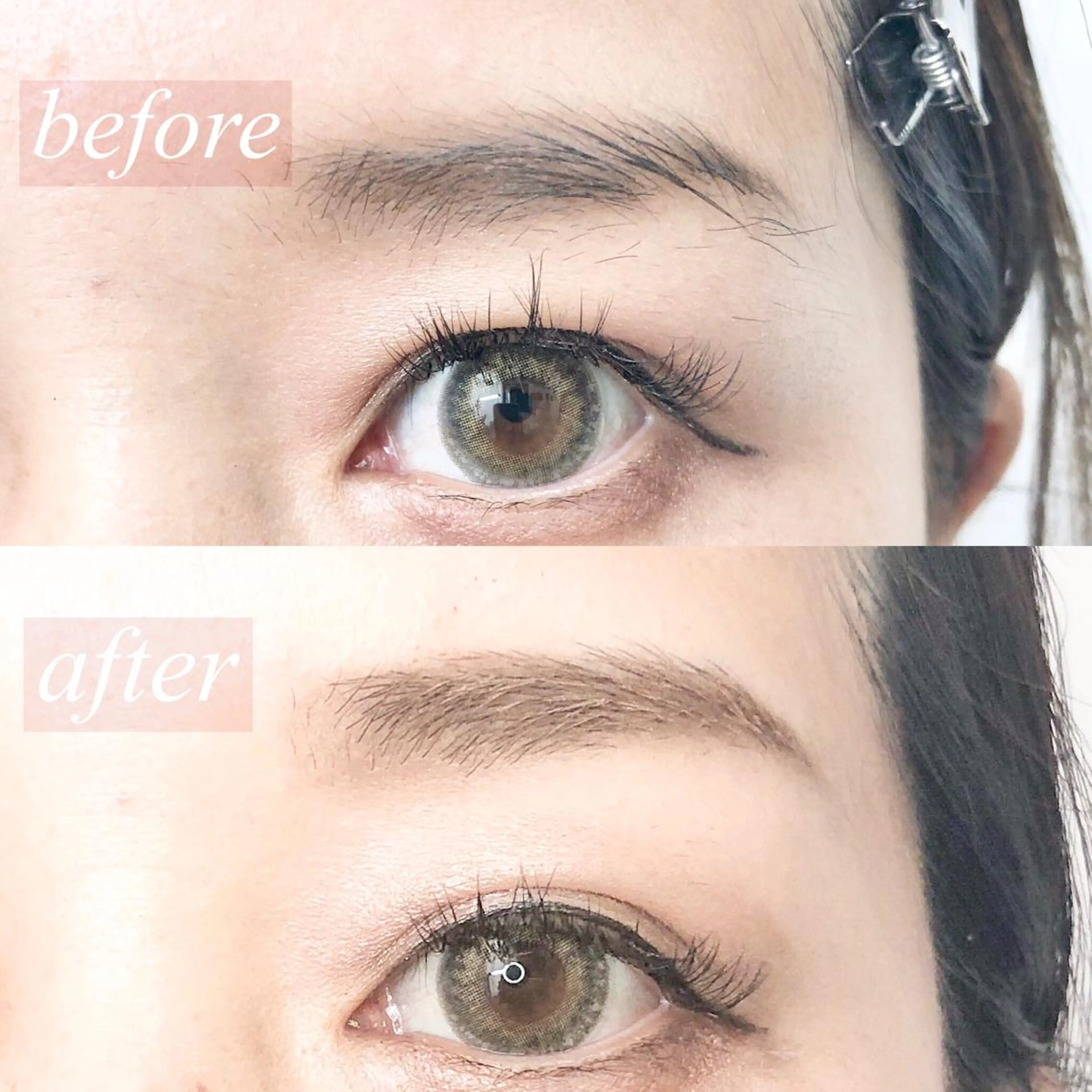 美眉スタイリング・アイブロウ(眉wax)の写真