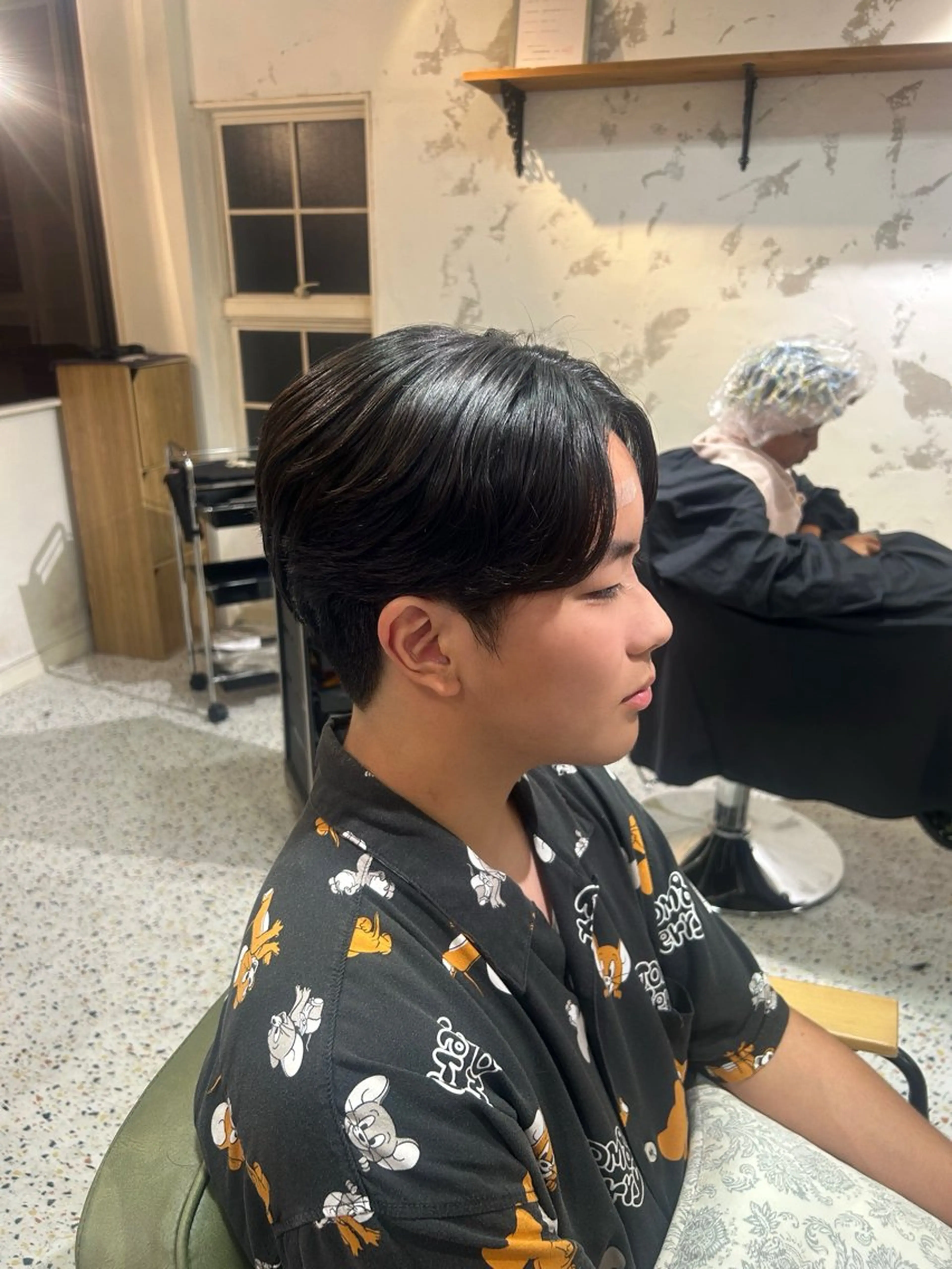 ショート メンズ 刈り上げ 縮毛矯正 momo 【🚹 メンズモデル様募集】のヘアスタイル