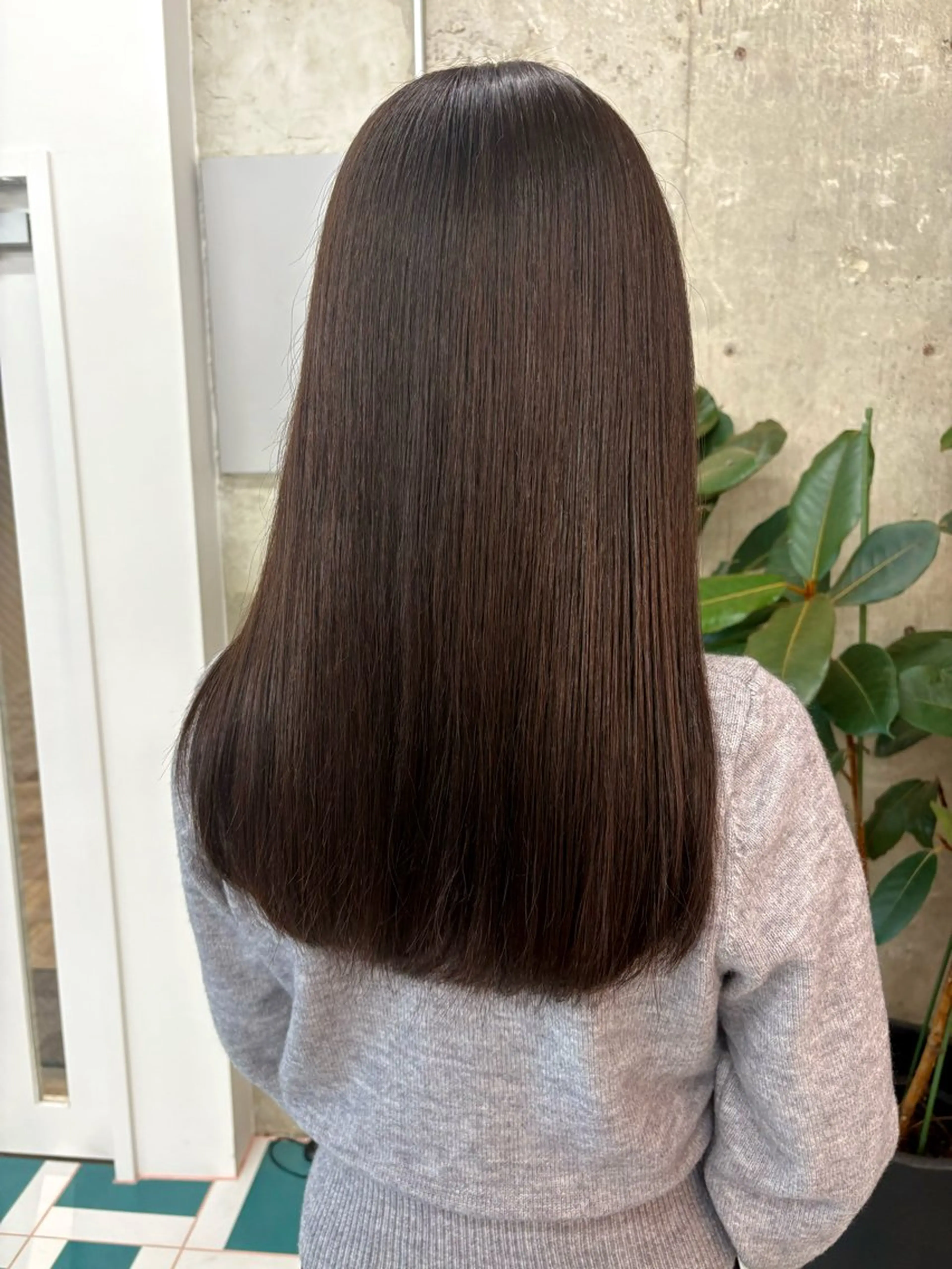 ロング ヘアカラー トリートメント AYAKA/名古屋/ 栄/ボブ/透明カラーのヘアスタイル