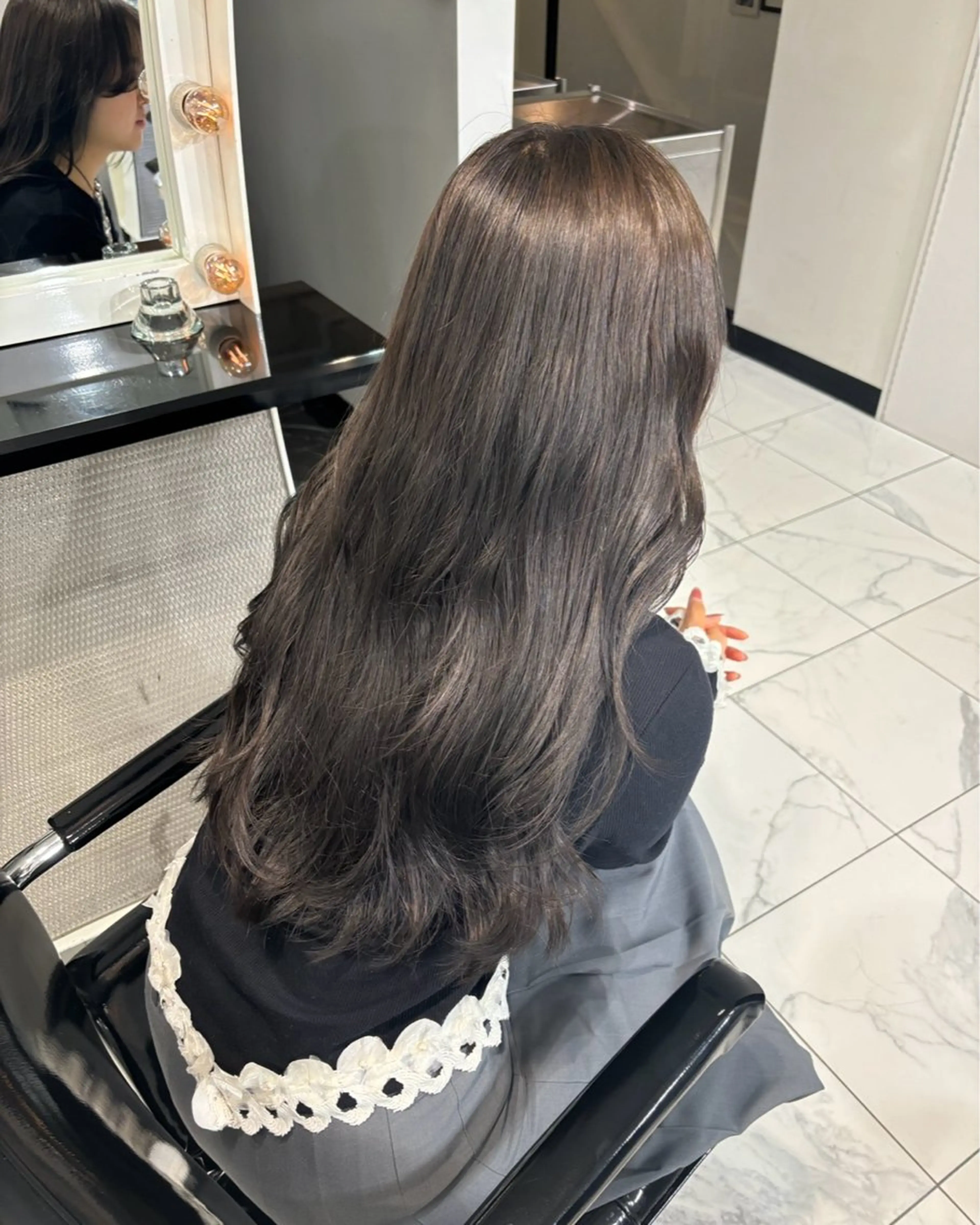 ロング カラー 透明感カラー Halo所属・玖須　綾音 /柔らかい海外ヘア♡のヘアスタイル