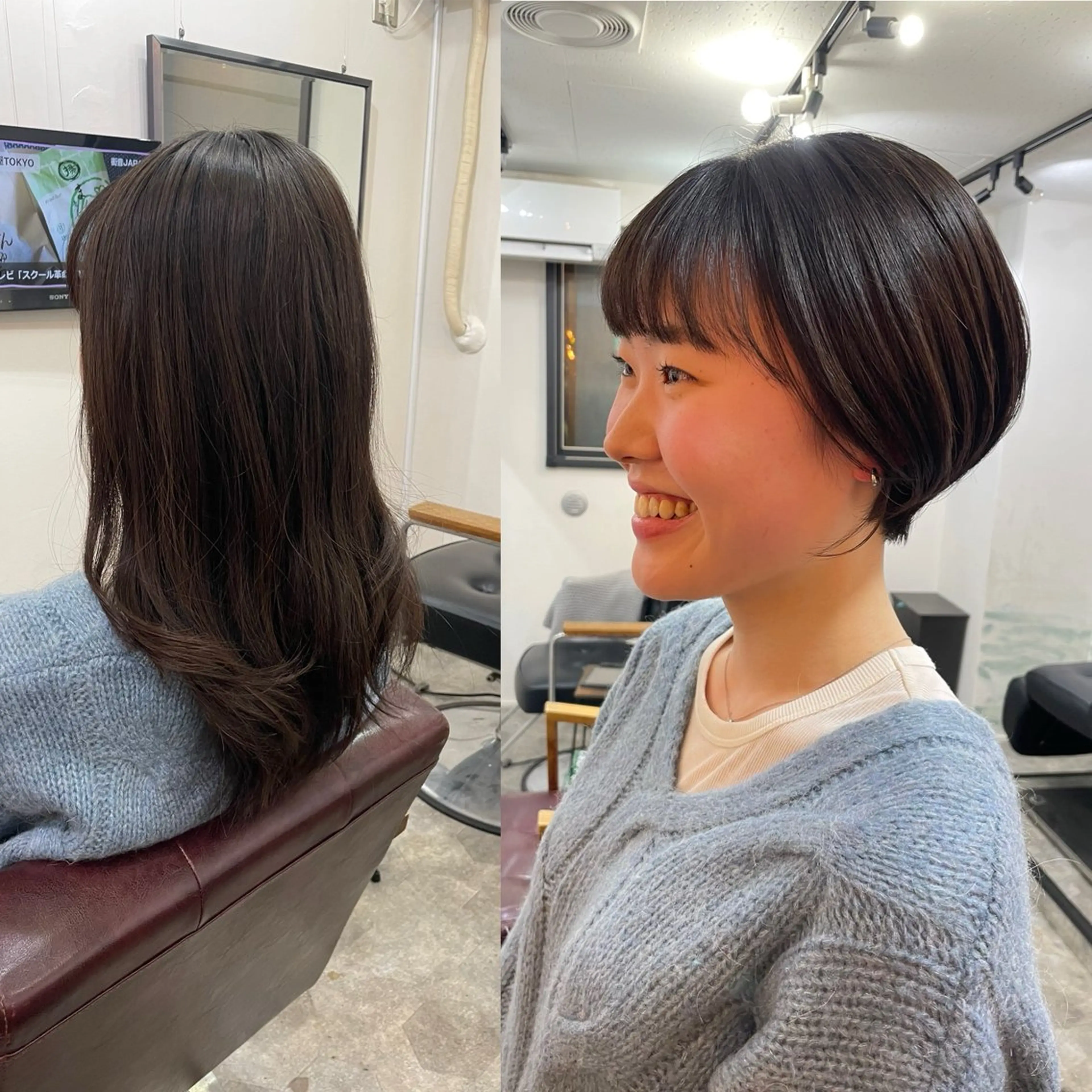 ショート カラー ショートボブ ボブ ショートヘア カット ヘアカラー トリートメント SUN GLOW サングロウ所属・水素トリートメント/ 髪質改善/ナカノメのヘアスタイル