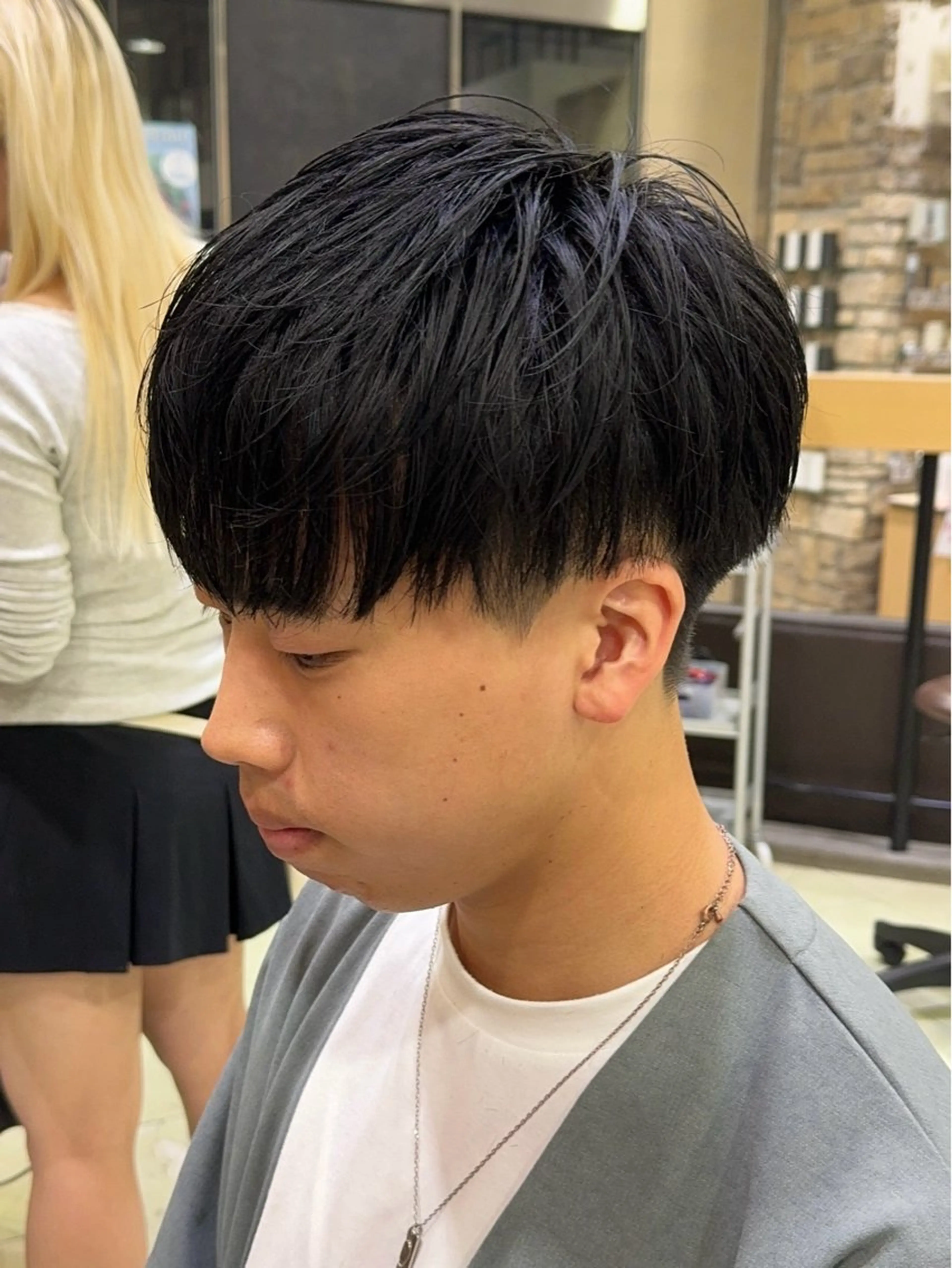 メンズ 暖色ｶﾗｰ/ﾚｲﾔｰ ｶｯﾄ/Yunaのヘアスタイル