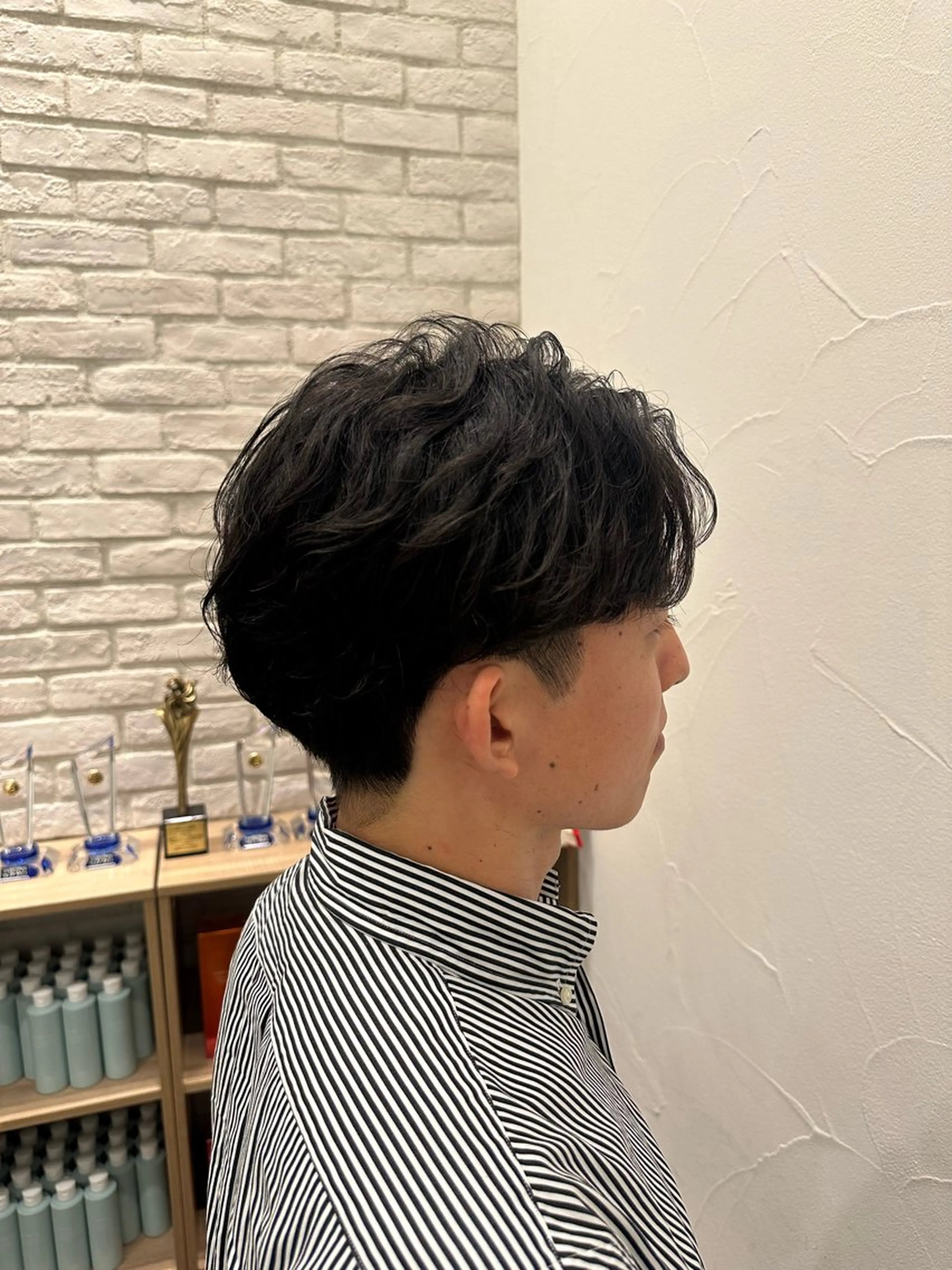 パーマ メンズ カット パーマ Ash中目黒 森田みなみのヘアスタイル