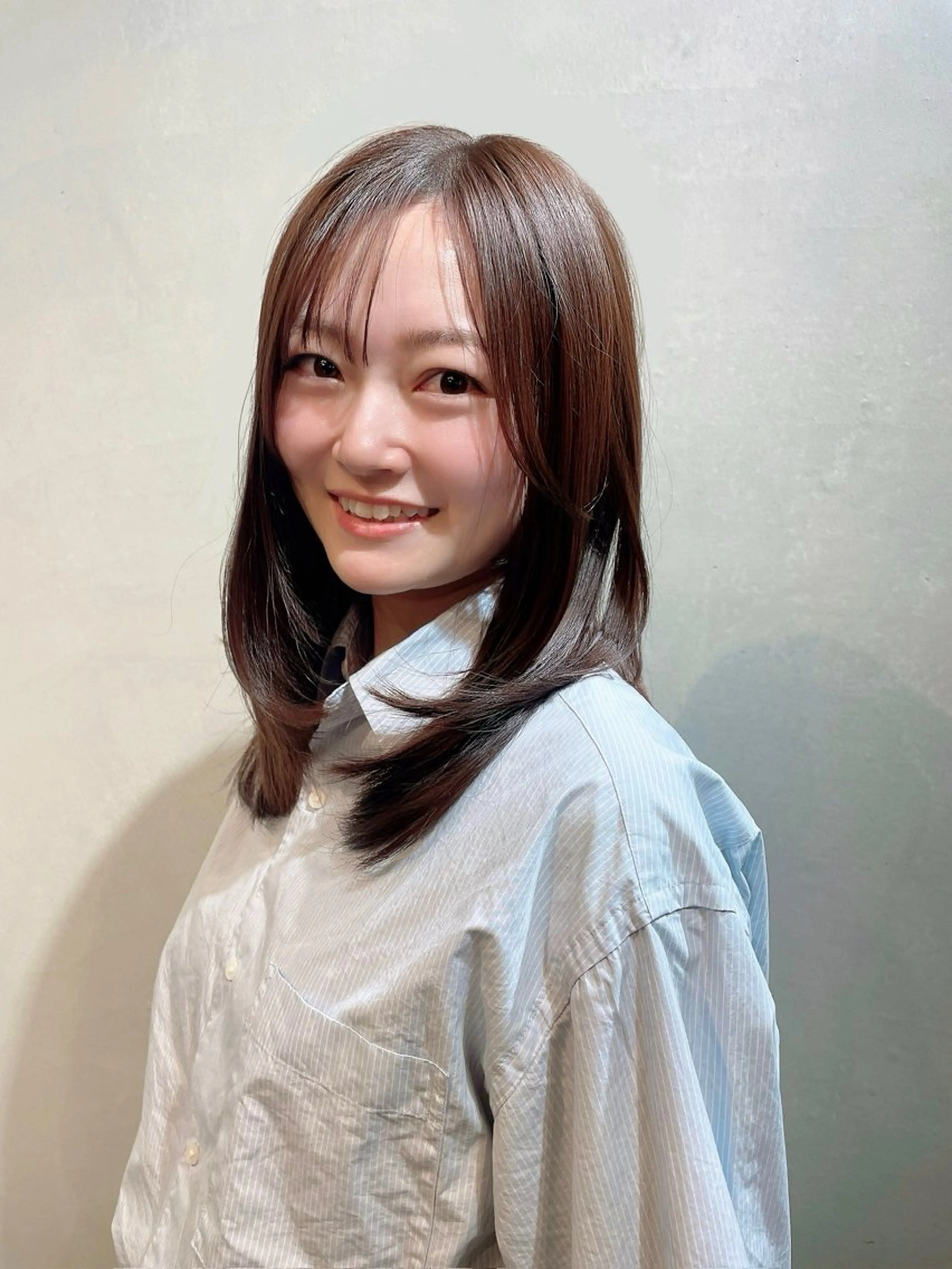 ミディアム レイヤーカット mizuki/ レイヤー/四条烏丸のヘアスタイル