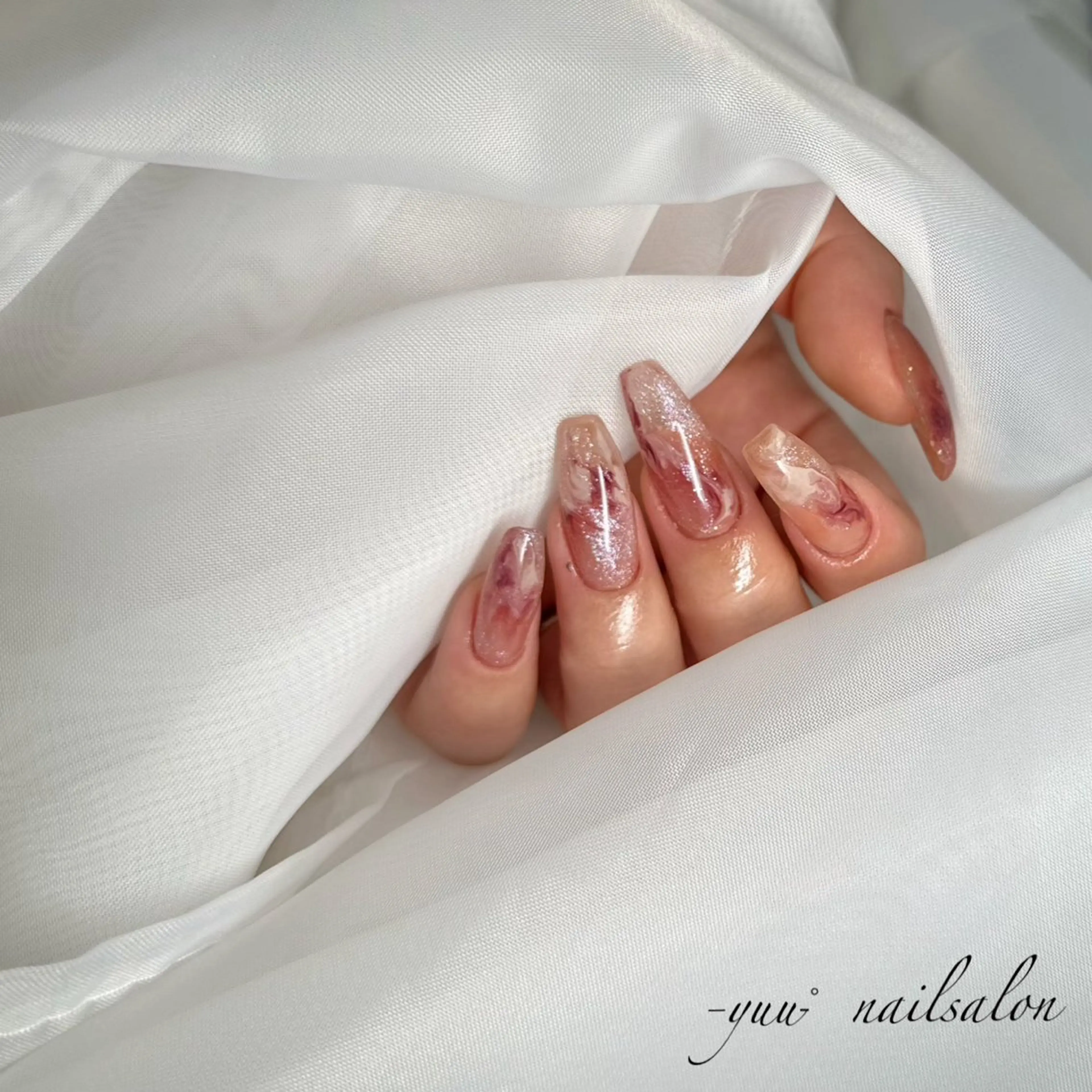 ネイル ニュアンスネイル -yuu-所属・Lino ﾟのネイルデザイン