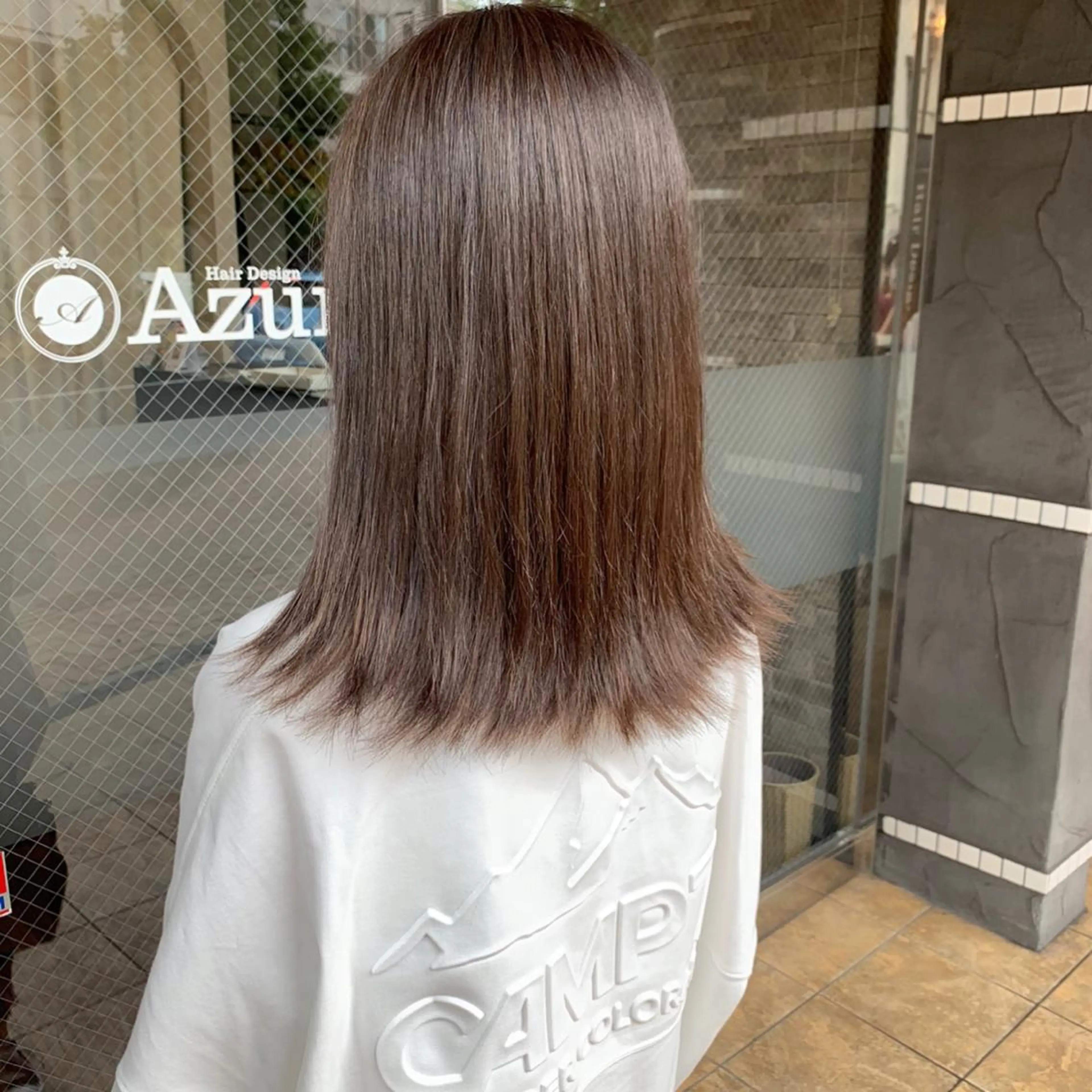 ミディアム カラー HairDesign Azurのヘアスタイル