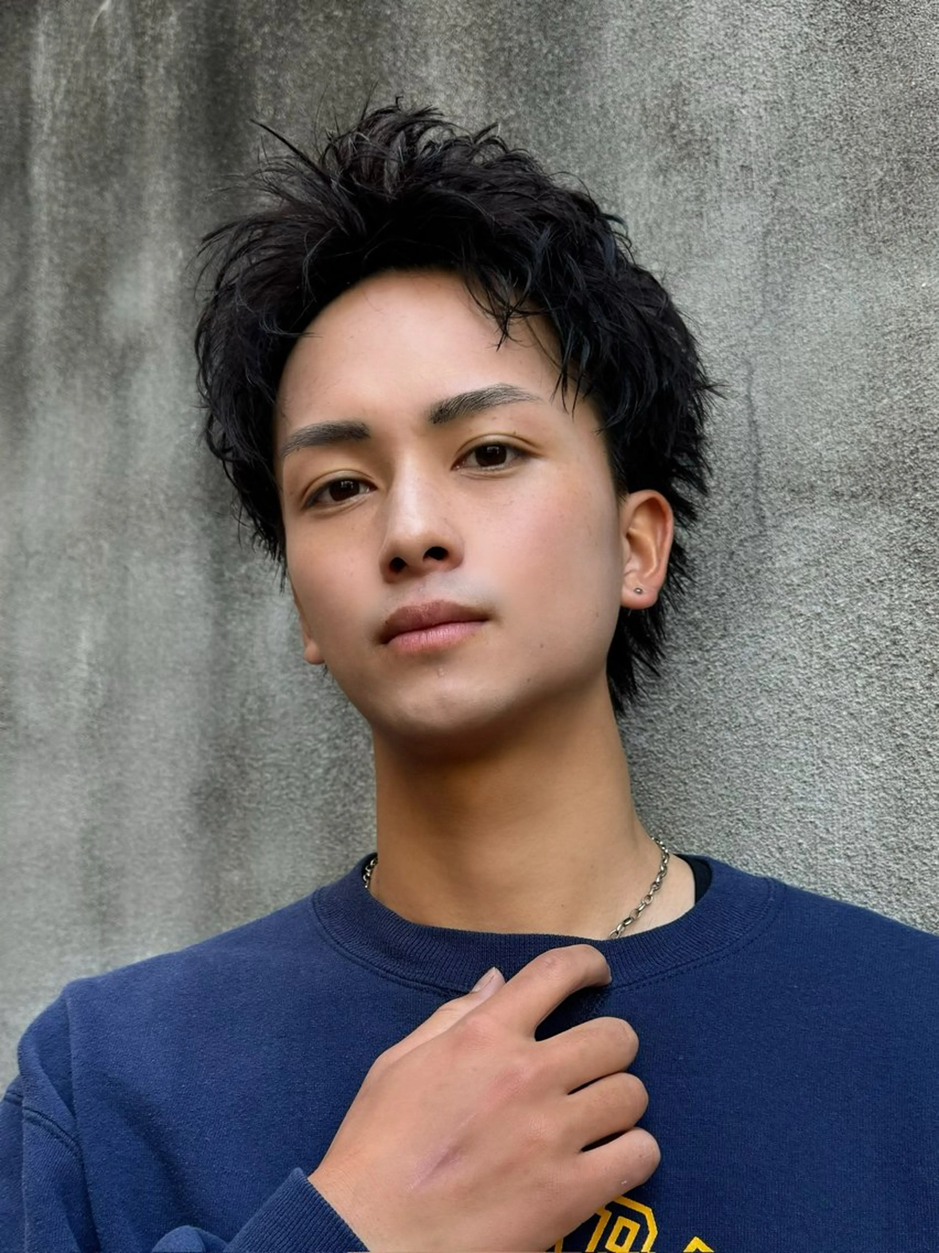 ショート パーマ キッズ カット パーマ 大人メンズパーマ メンズ特化　萱原大幹のヘアスタイル