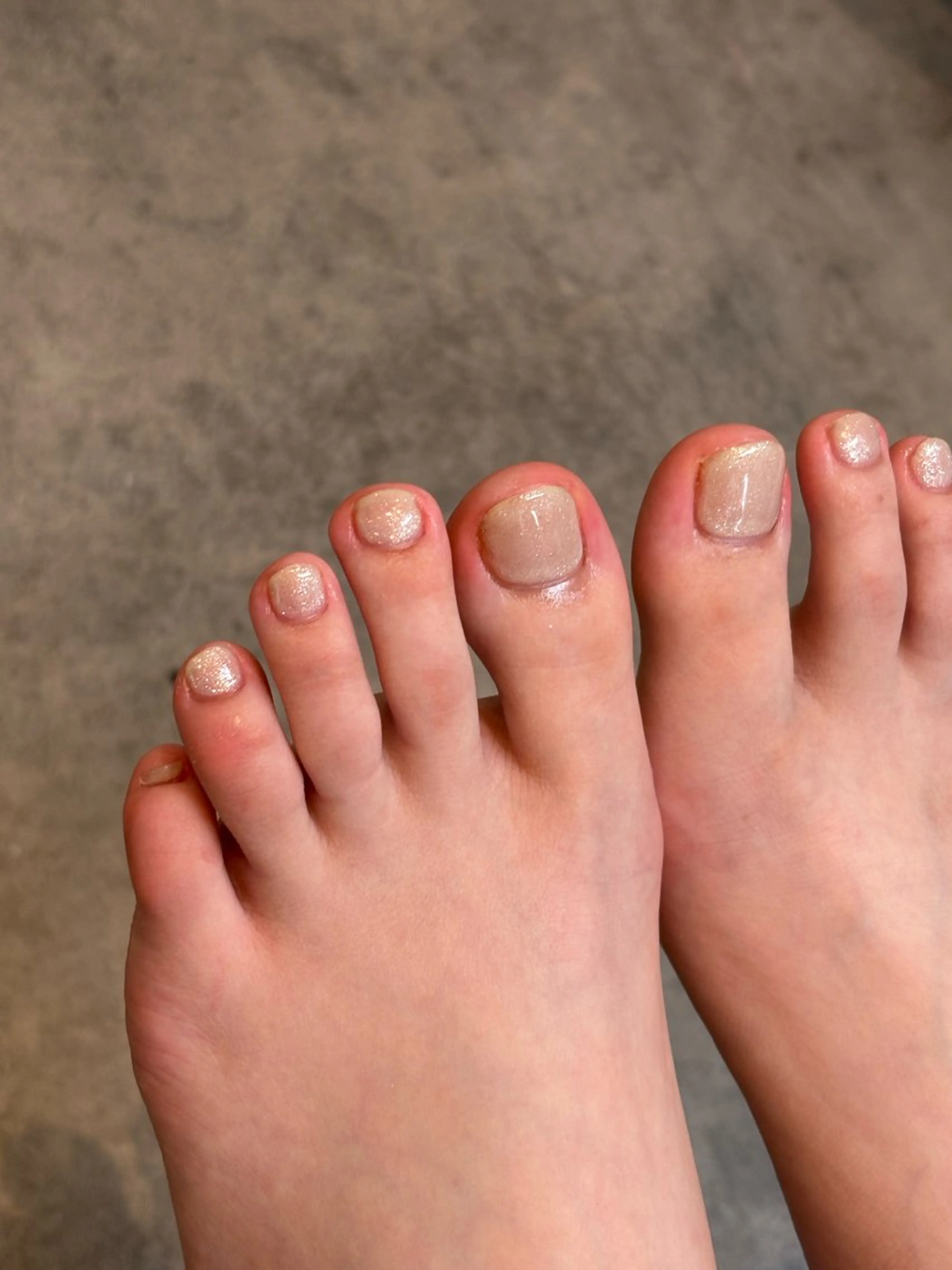 フットシンプルコース(オフあり)🎀ワンカラーの写真