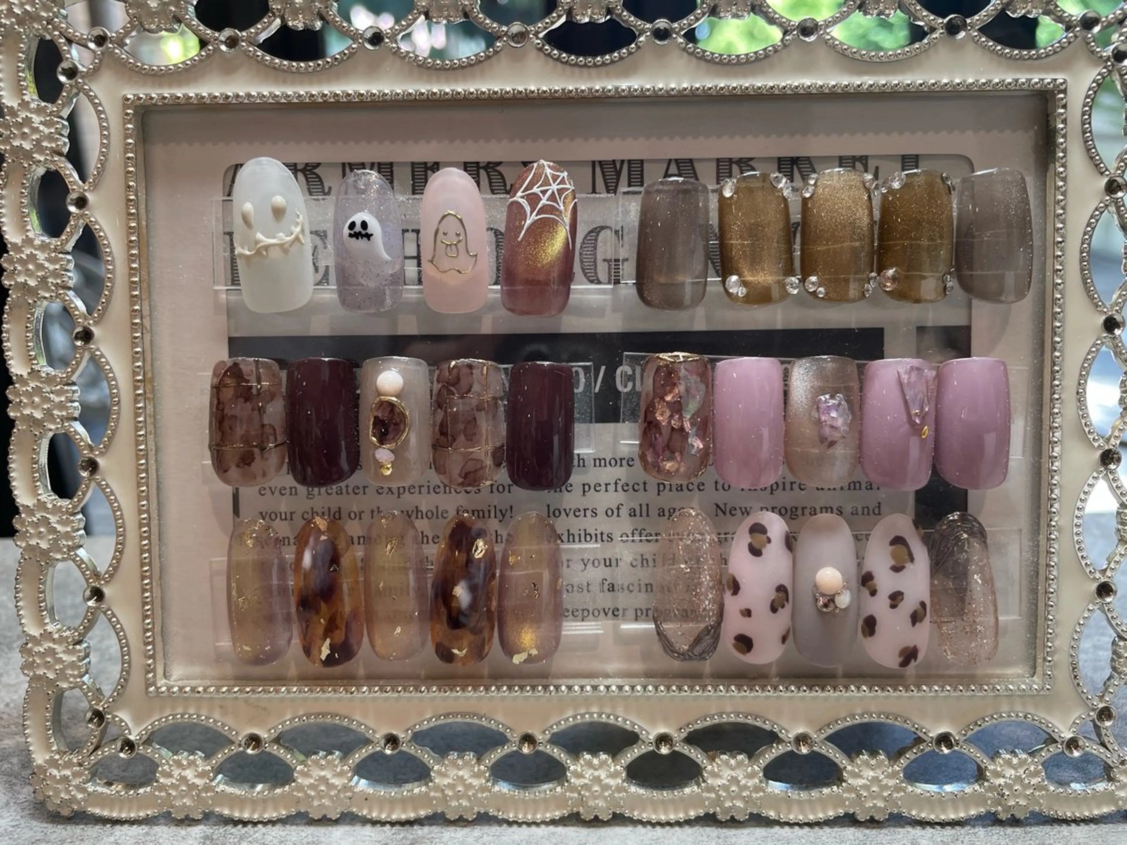 11.12月の秋冬ネイルの写真