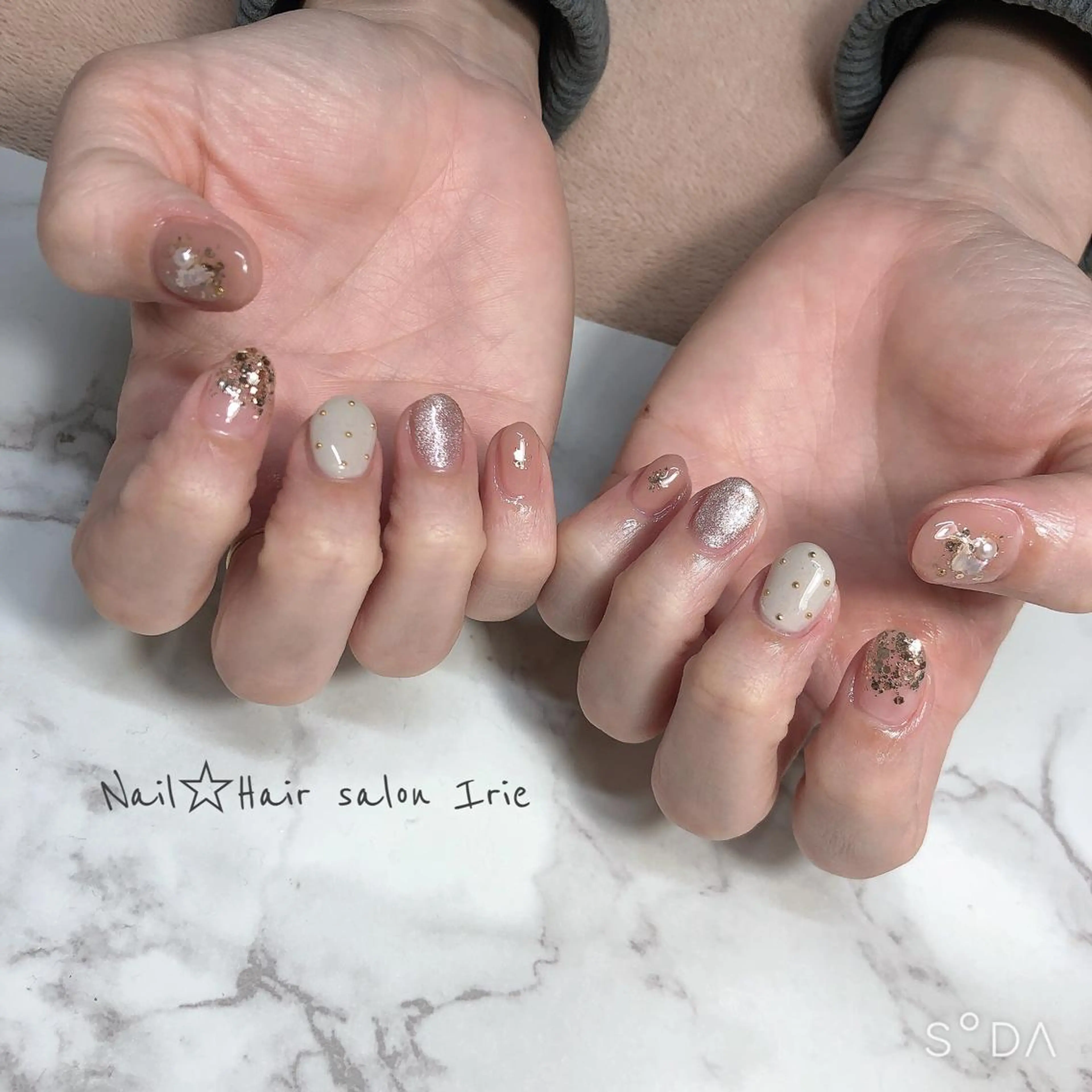 ネイル ハンドネイル Hair salon Irie所属・與儀 知佳のネイルデザイン