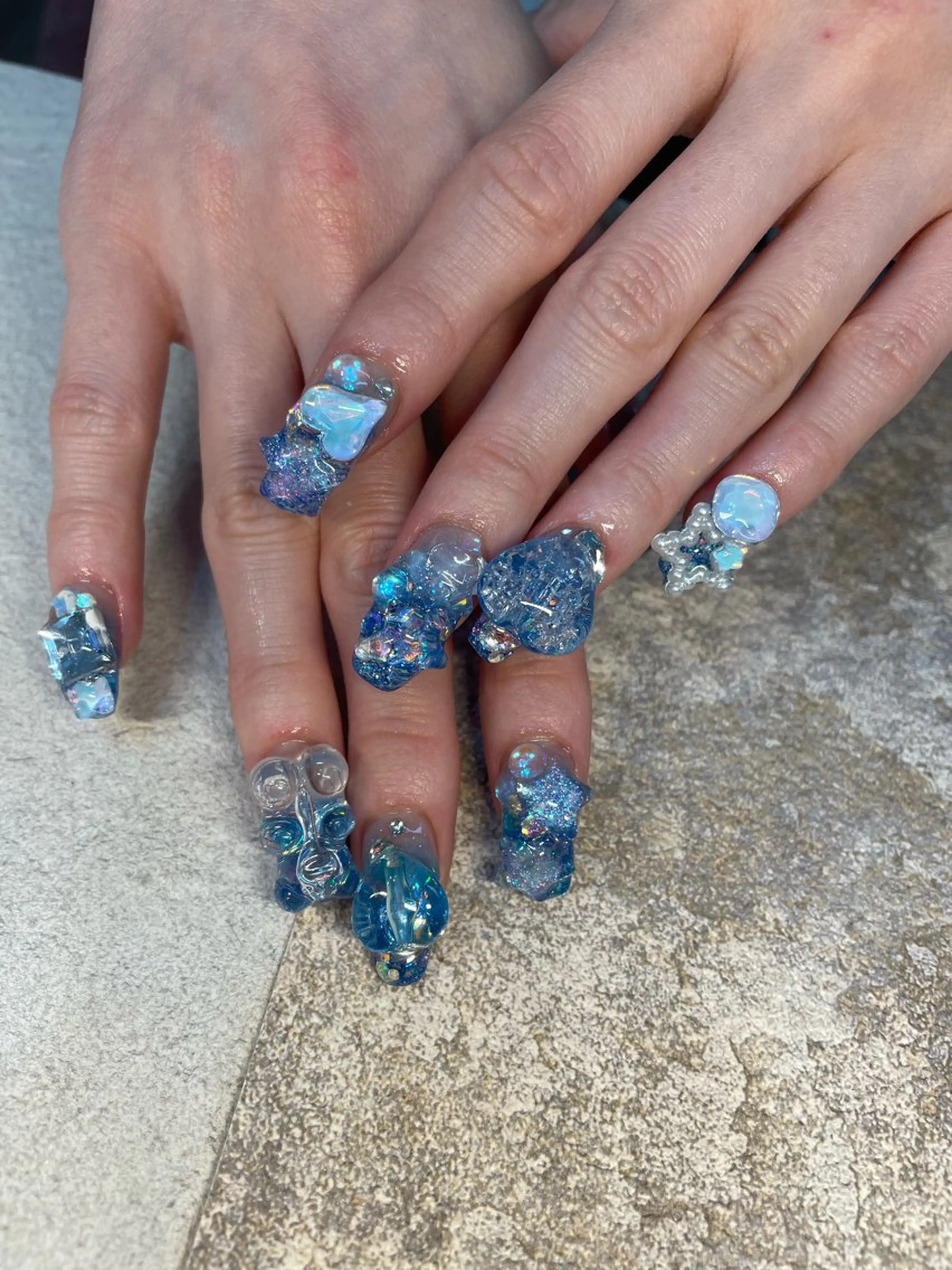 ネイル 持ち込み ハンドネイル Parfum パルファンのネイルデザイン