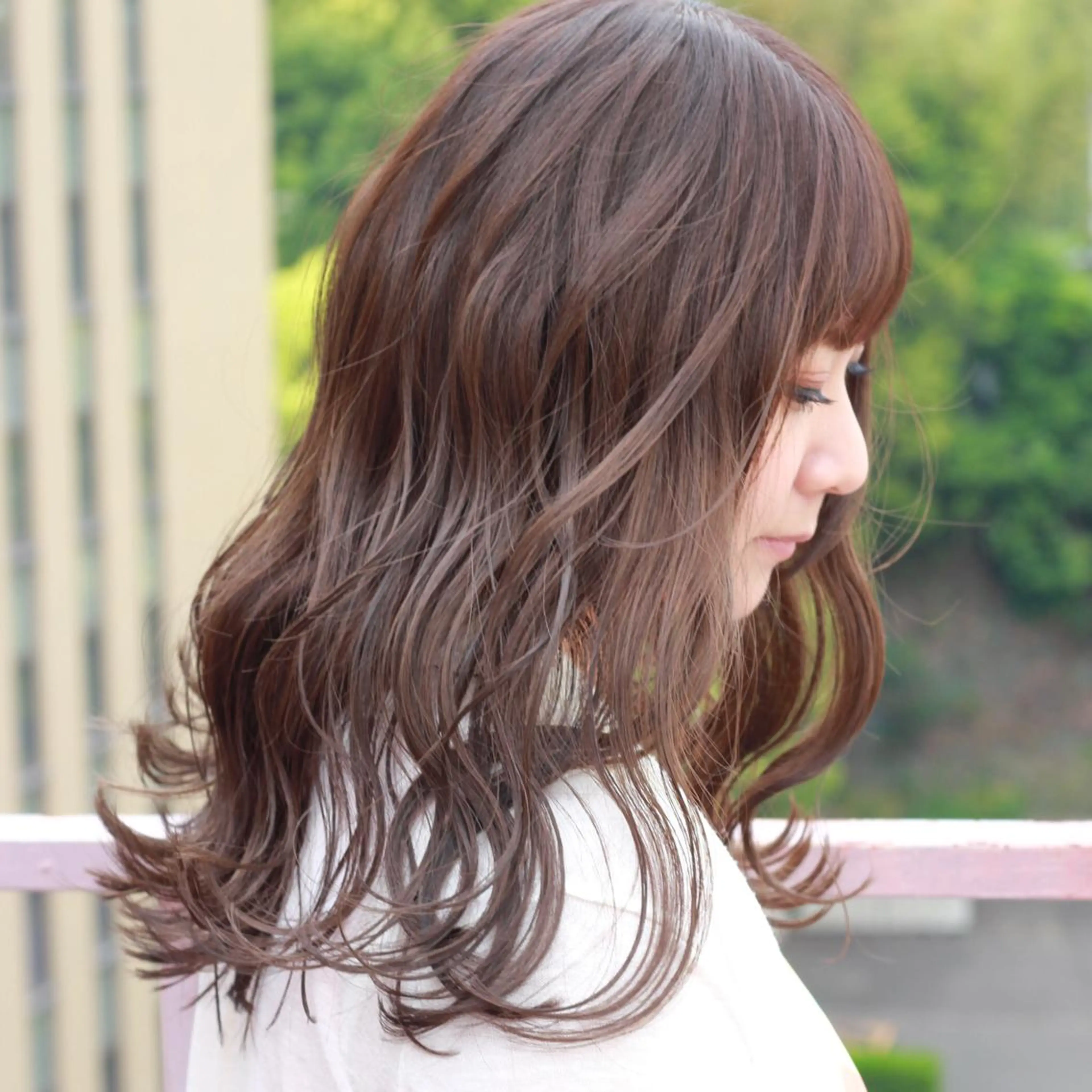 ロング カラー アッシュ ヘアカラー Viage （ビアージュ）のヘアスタイル