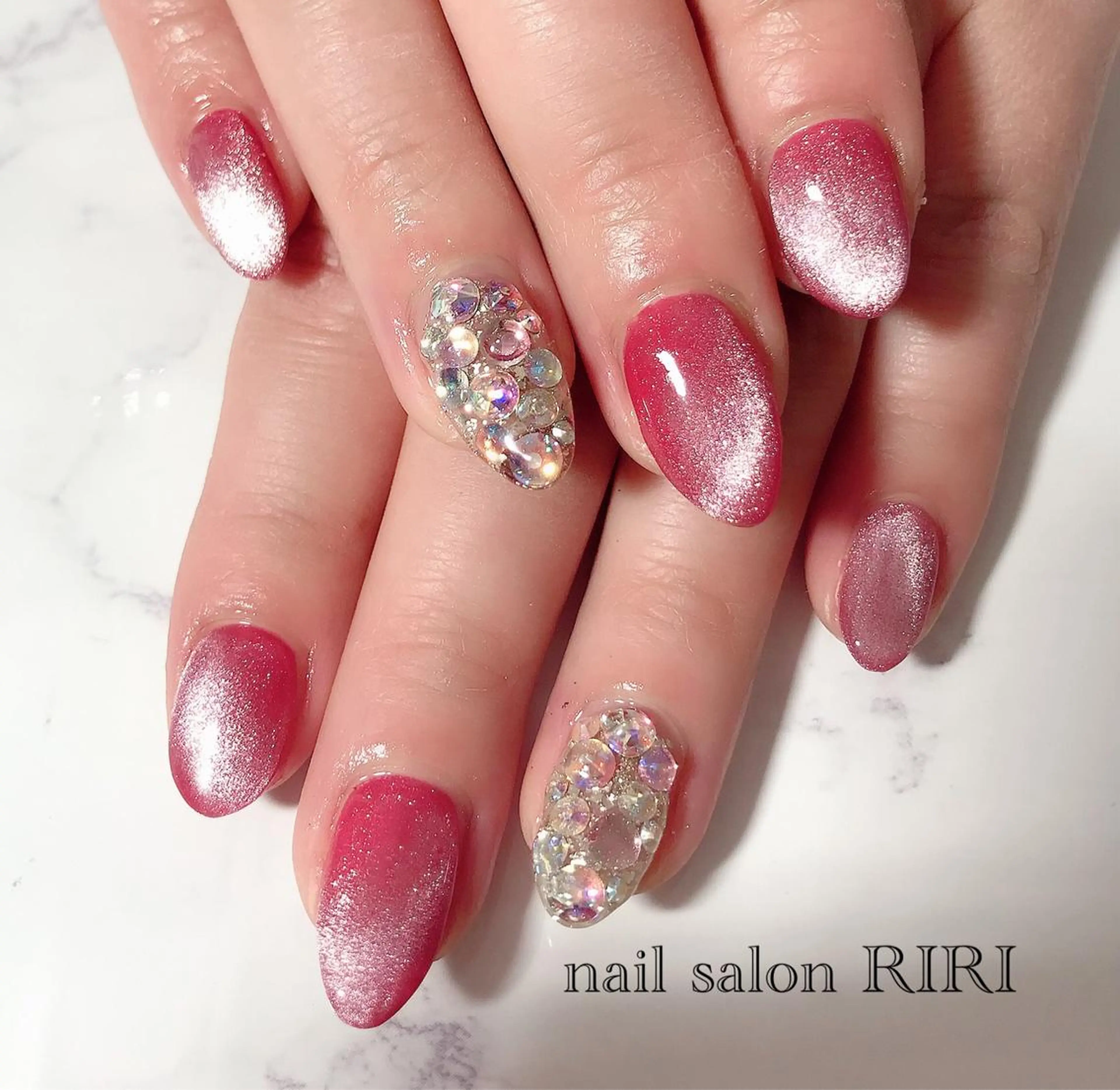 ネイル マグネットネイル ハンドネイル private  nail  salon RIRI所属・RIRI リリのネイルデザイン