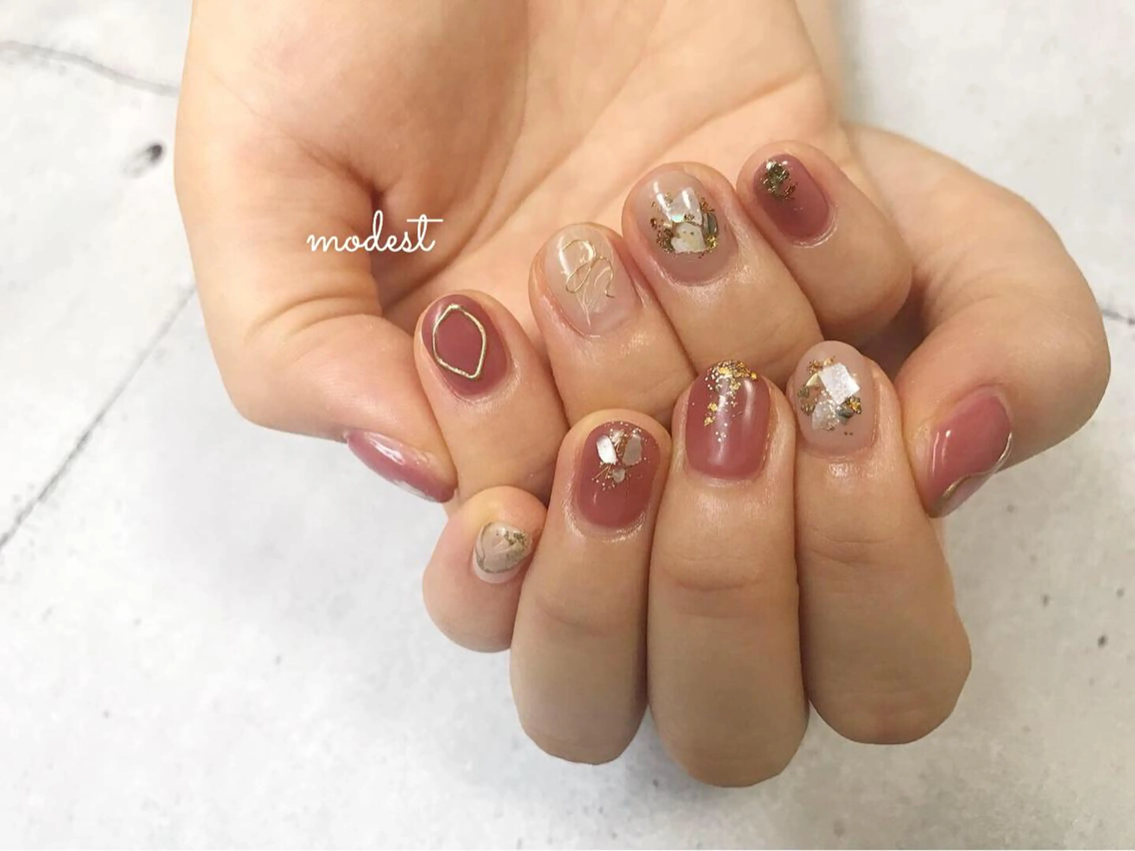 ネイル 久田 悠佳のネイルデザイン