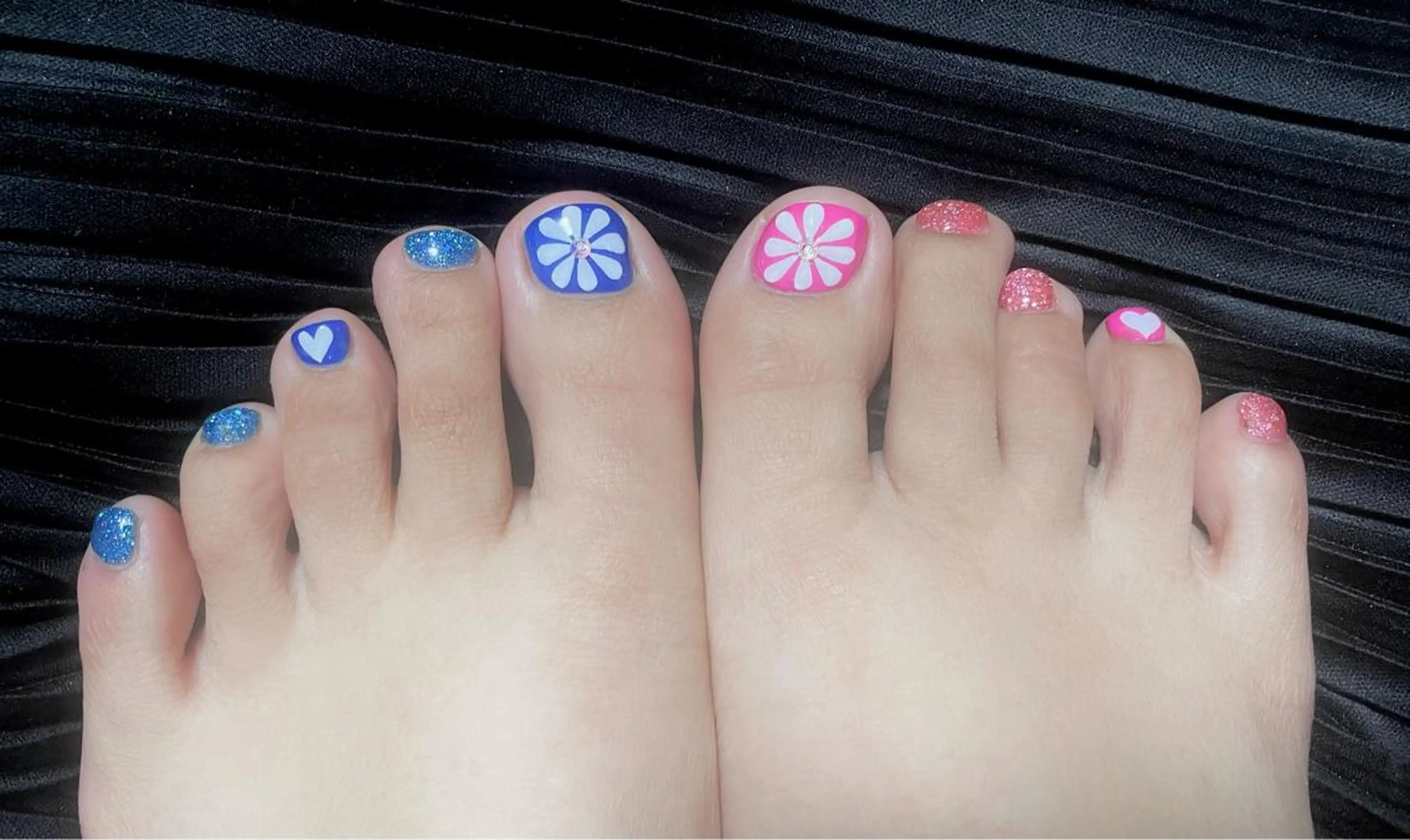 フットワンカラー+4本アートの写真