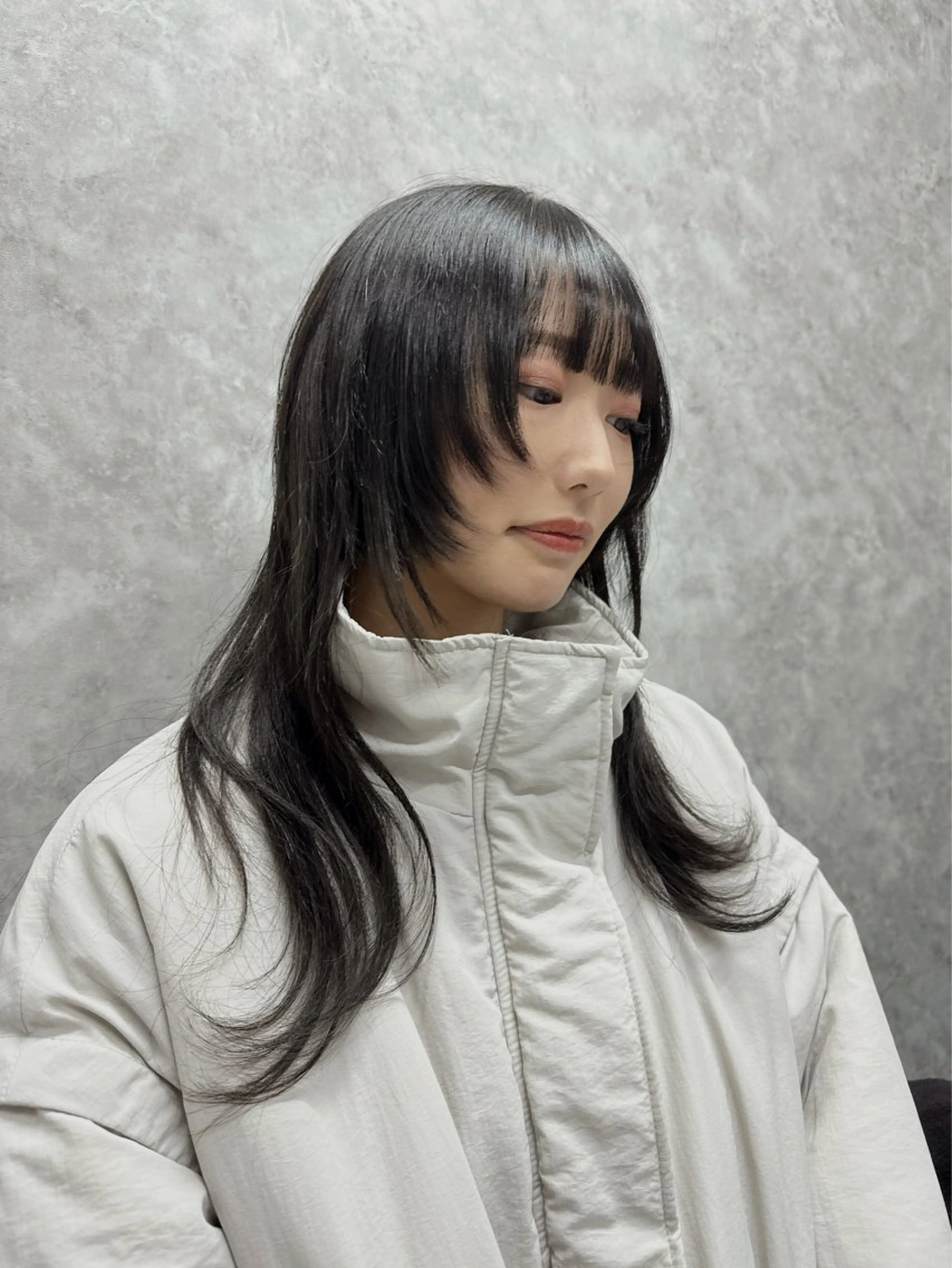 ロング ヘアアレンジ シールエクステ エクステ ロング ウルフカット 韓国風カラー🤎 𝒄𝒉𝒊𝒌𝒂のヘアスタイル