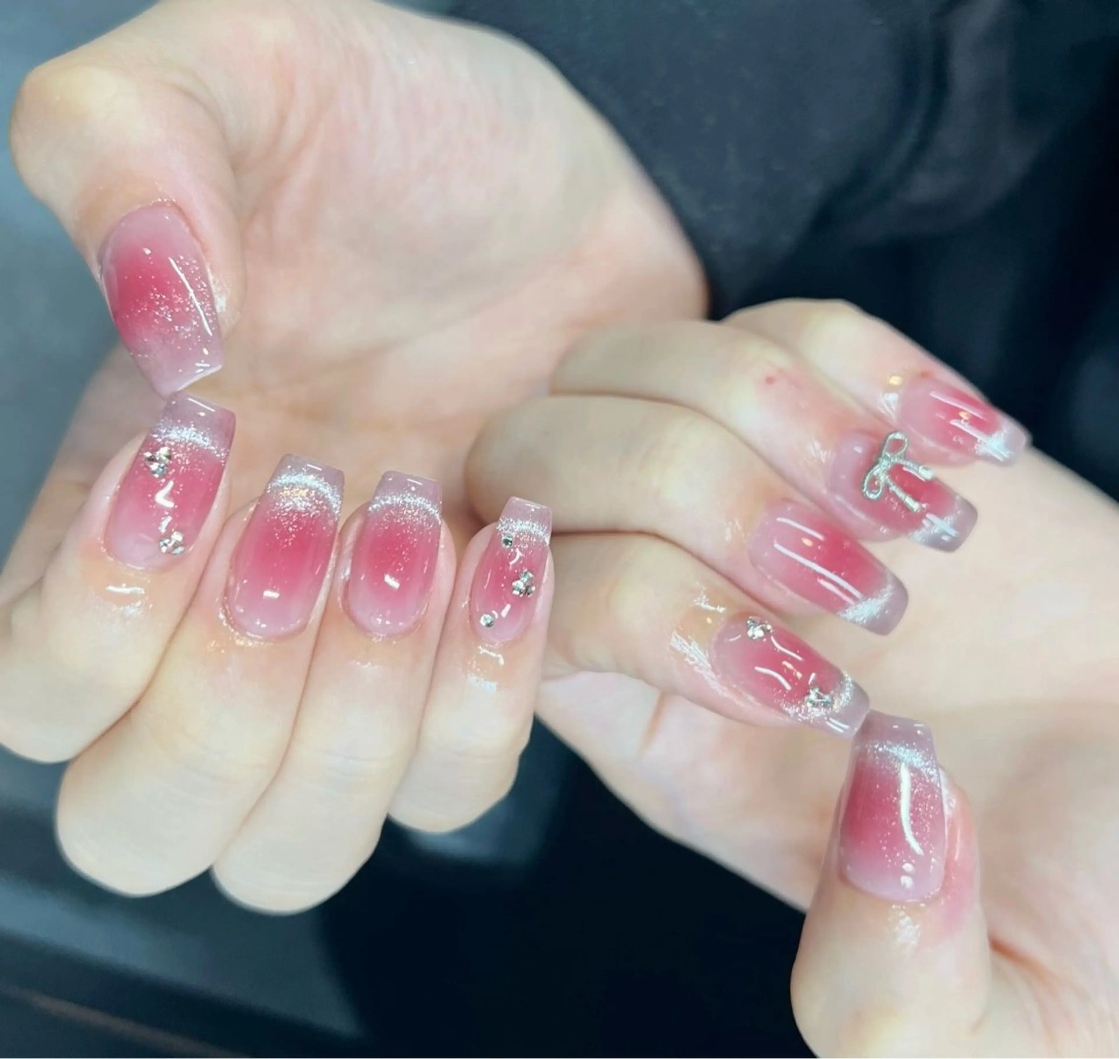 ネイル アートネイル チークネイル 長さ出し フラワーネイル フットネイル YK 美学院のネイルデザイン