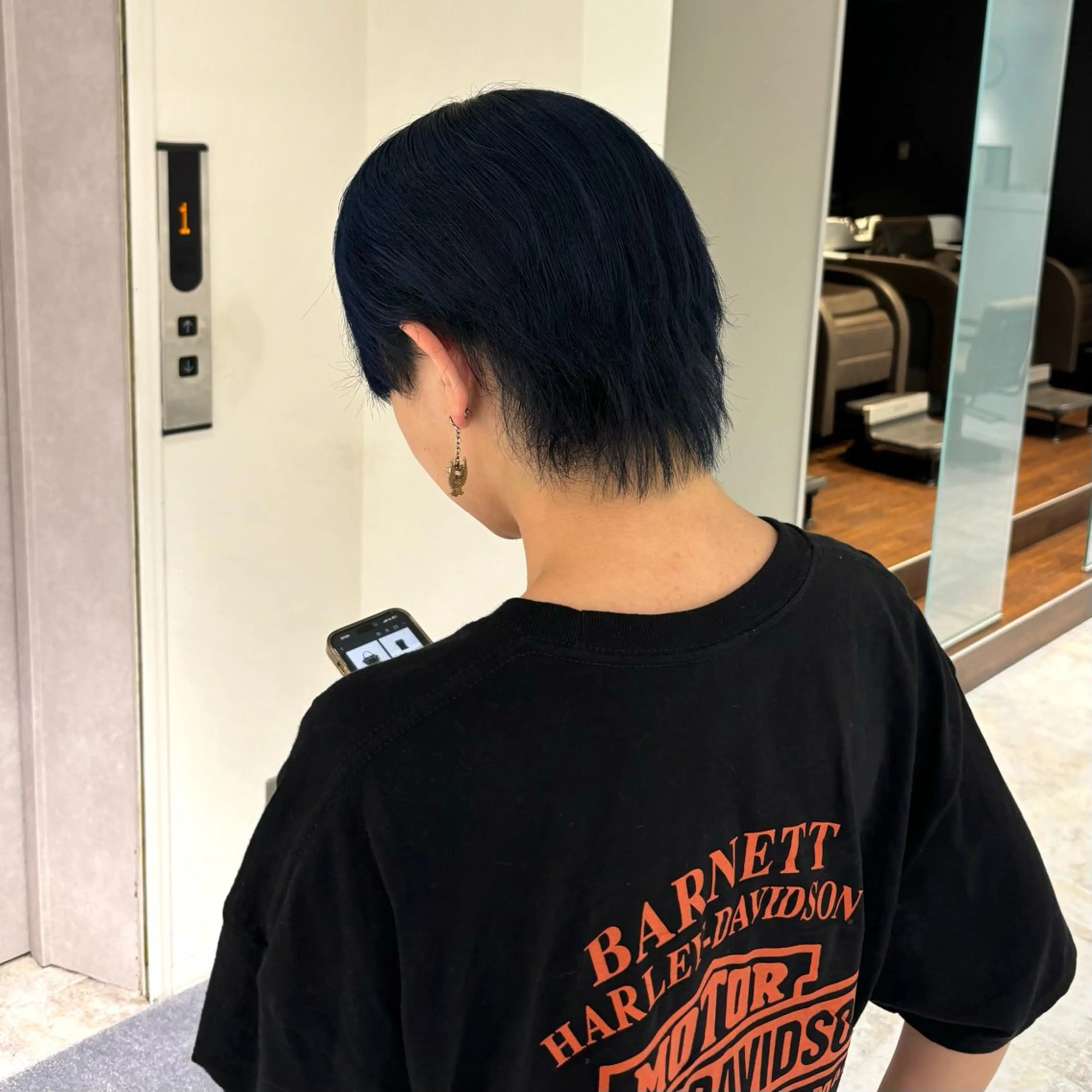 カラー メンズ 透明感カラー bellus所属・田名部 愛乙のヘアスタイル