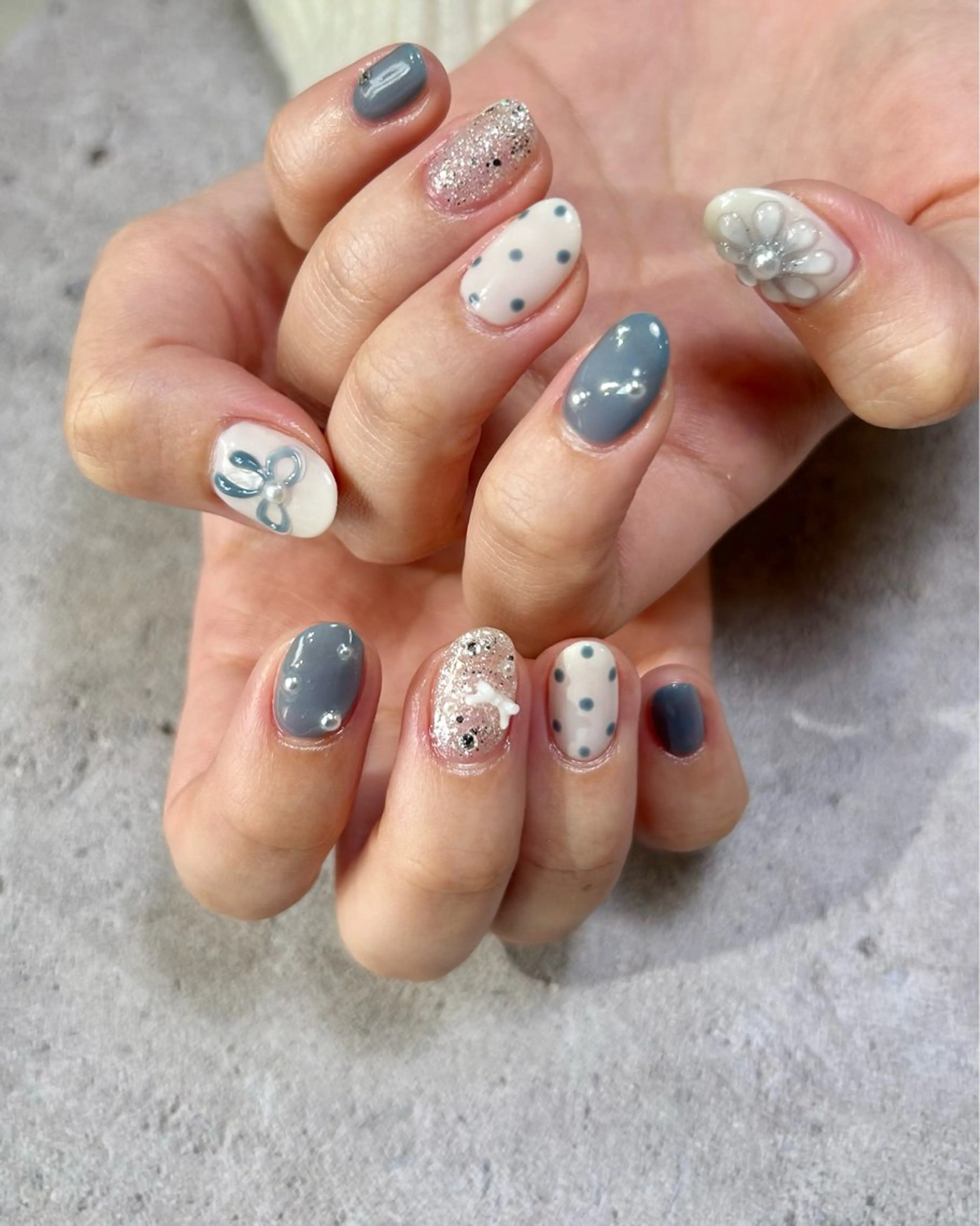 ネイル 持ち込み ハンドネイル Reflection marikoのネイルデザイン