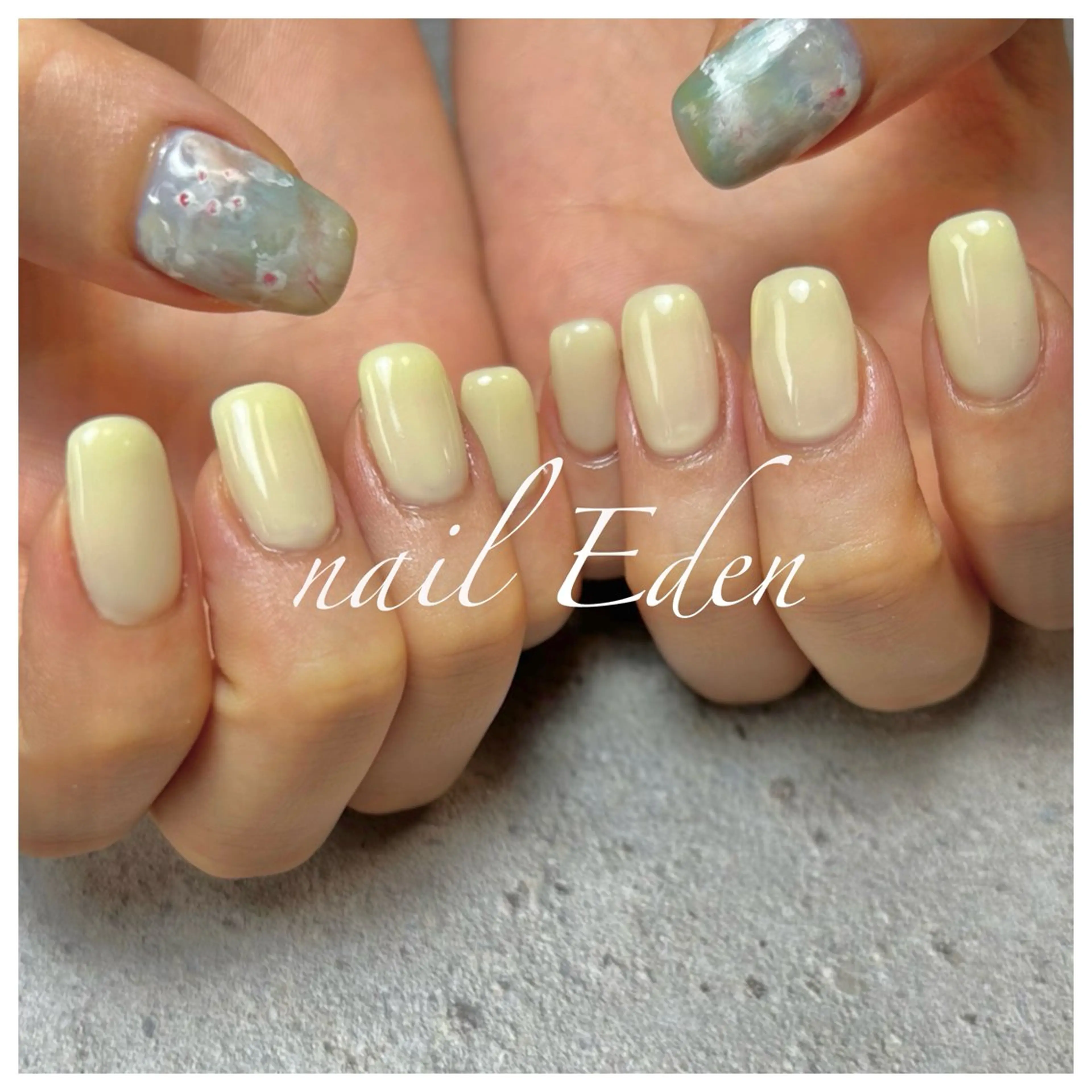 ネイル 持ち込み ハンドネイル ハンドケア Eden　private nail saron所属・Eden ♾️のネイルデザイン
