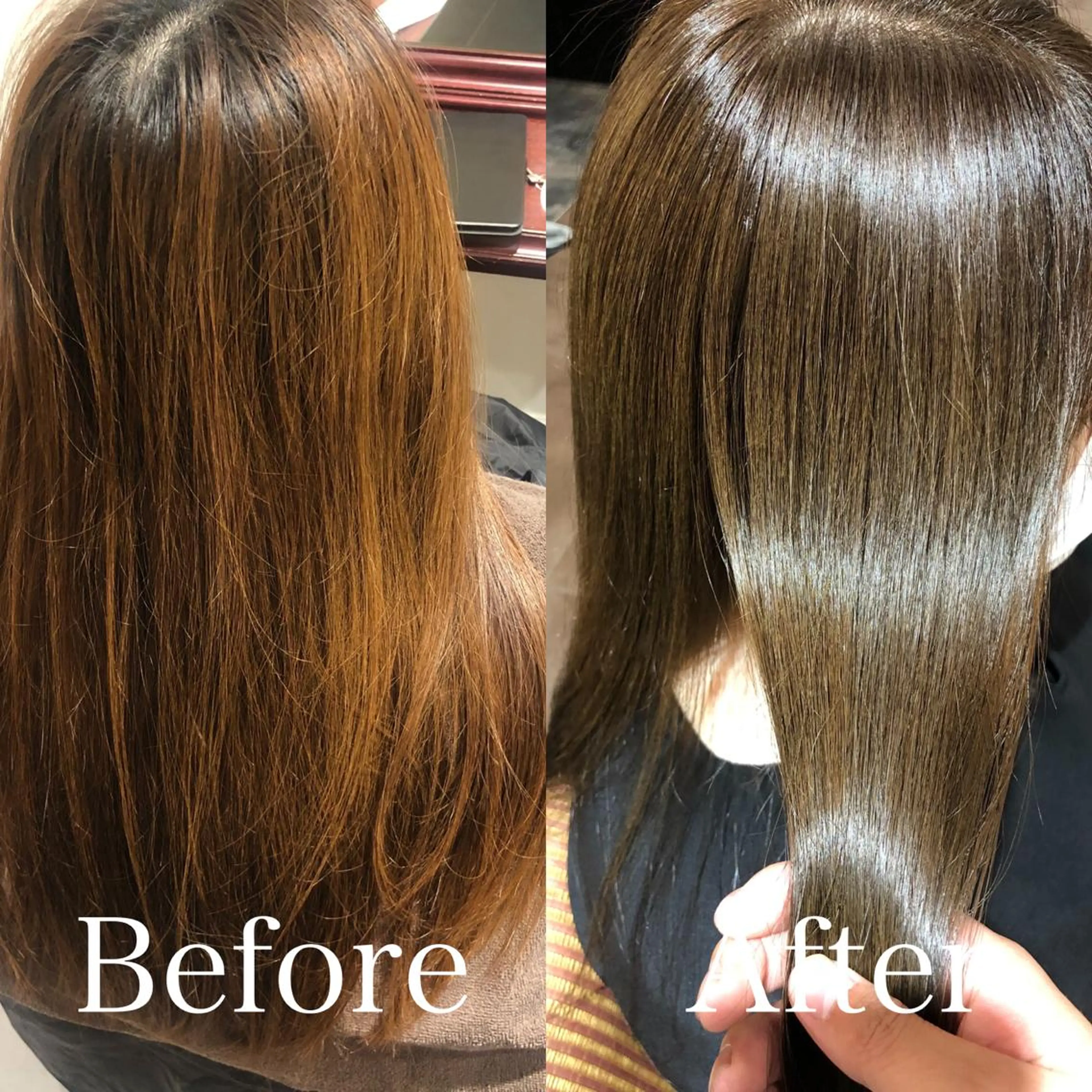 ミディアム カラー ヘアアレンジ カット ヘアカラー トリートメント VIVIE【ヴィヴィ】所属・髪質改善/韓国風 レイヤー/田村祐樹のヘアスタイル