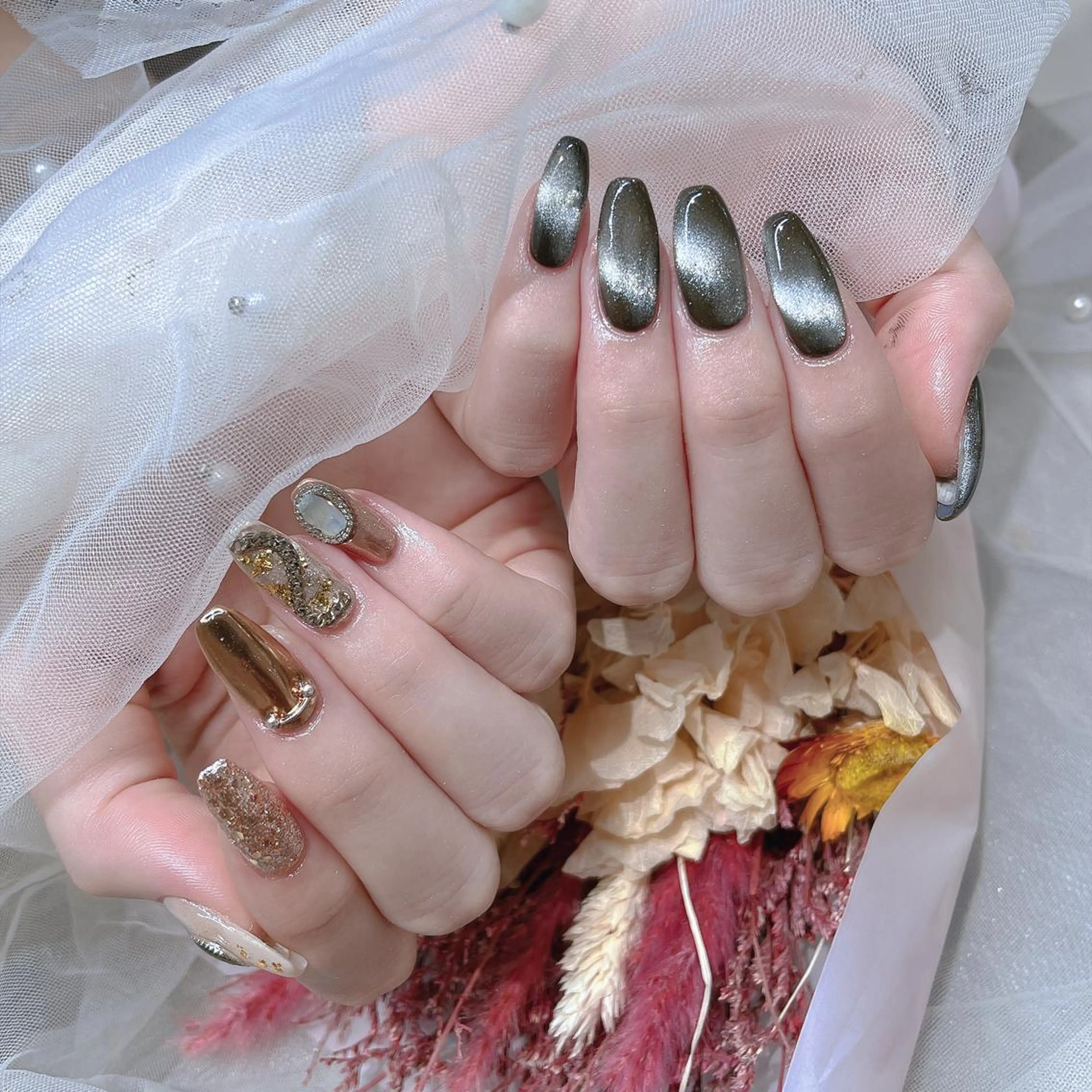 ネイル 長さだし専門店 M2　rikaのネイルデザイン