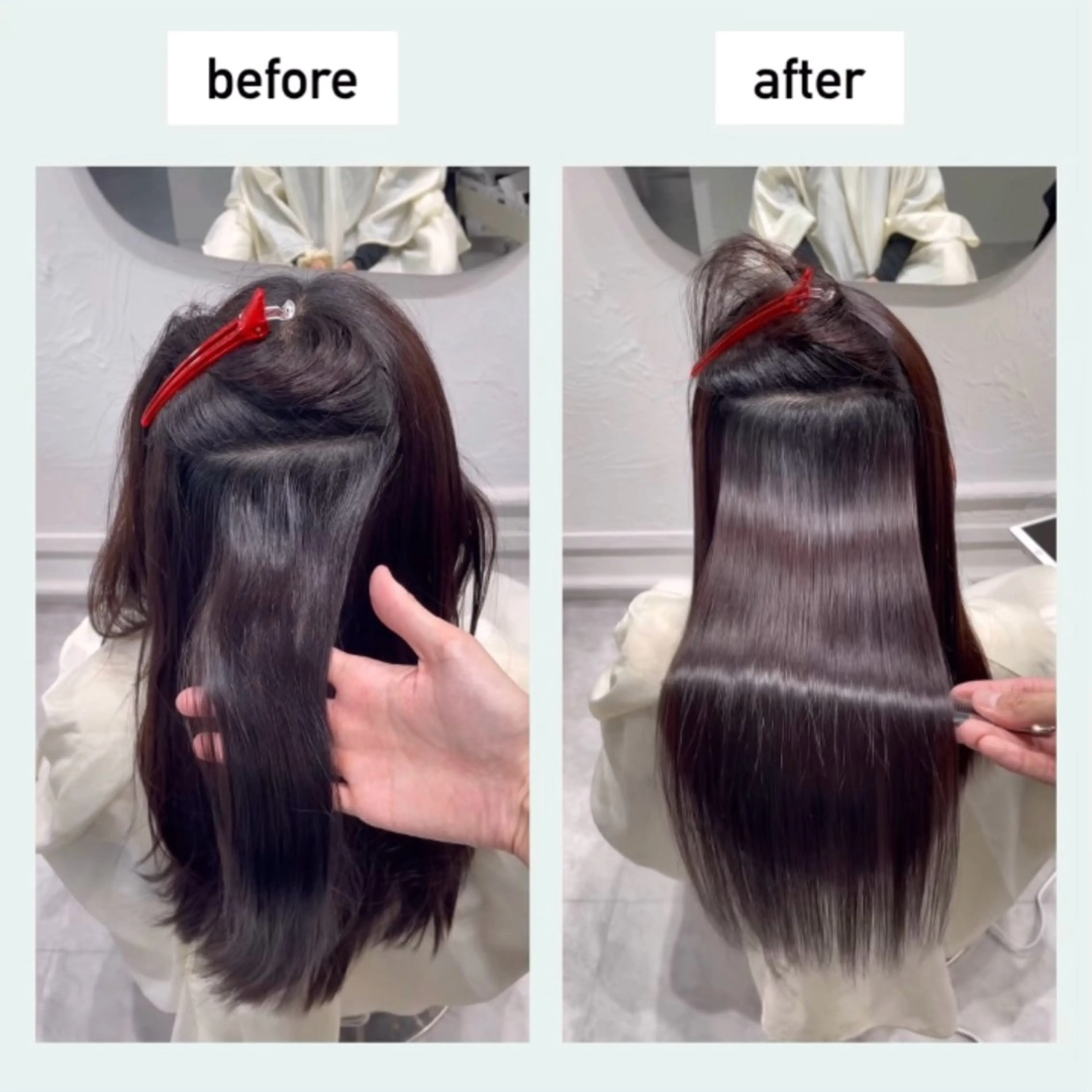 【SNS特割】縮毛矯正+炭酸泉+TR【ミニモ学割】の写真