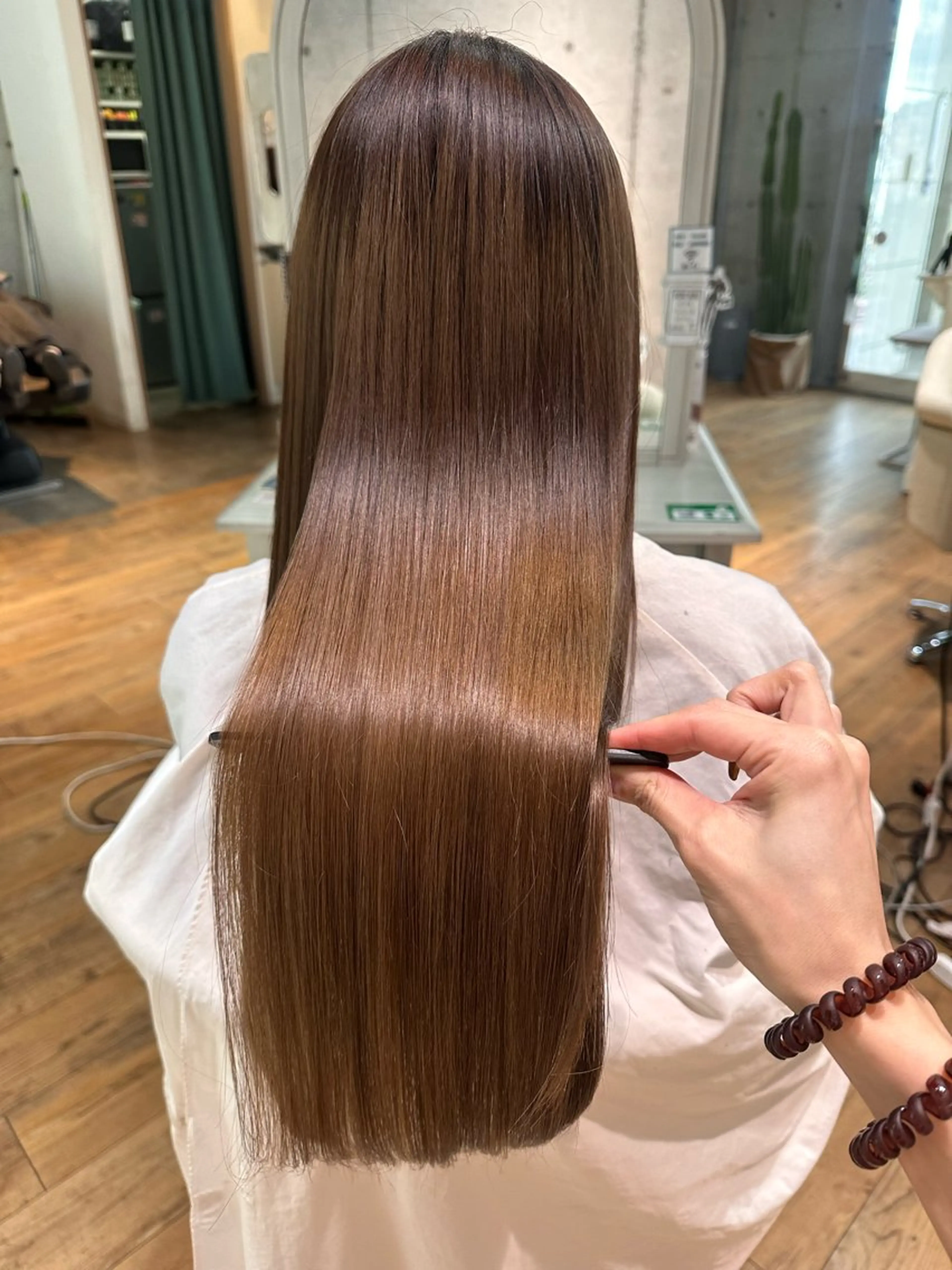 ロング 髪質改善 トリートメント トリートメント 🧸プルエクステ❤︎ ネイルKAO🧸のヘアスタイル