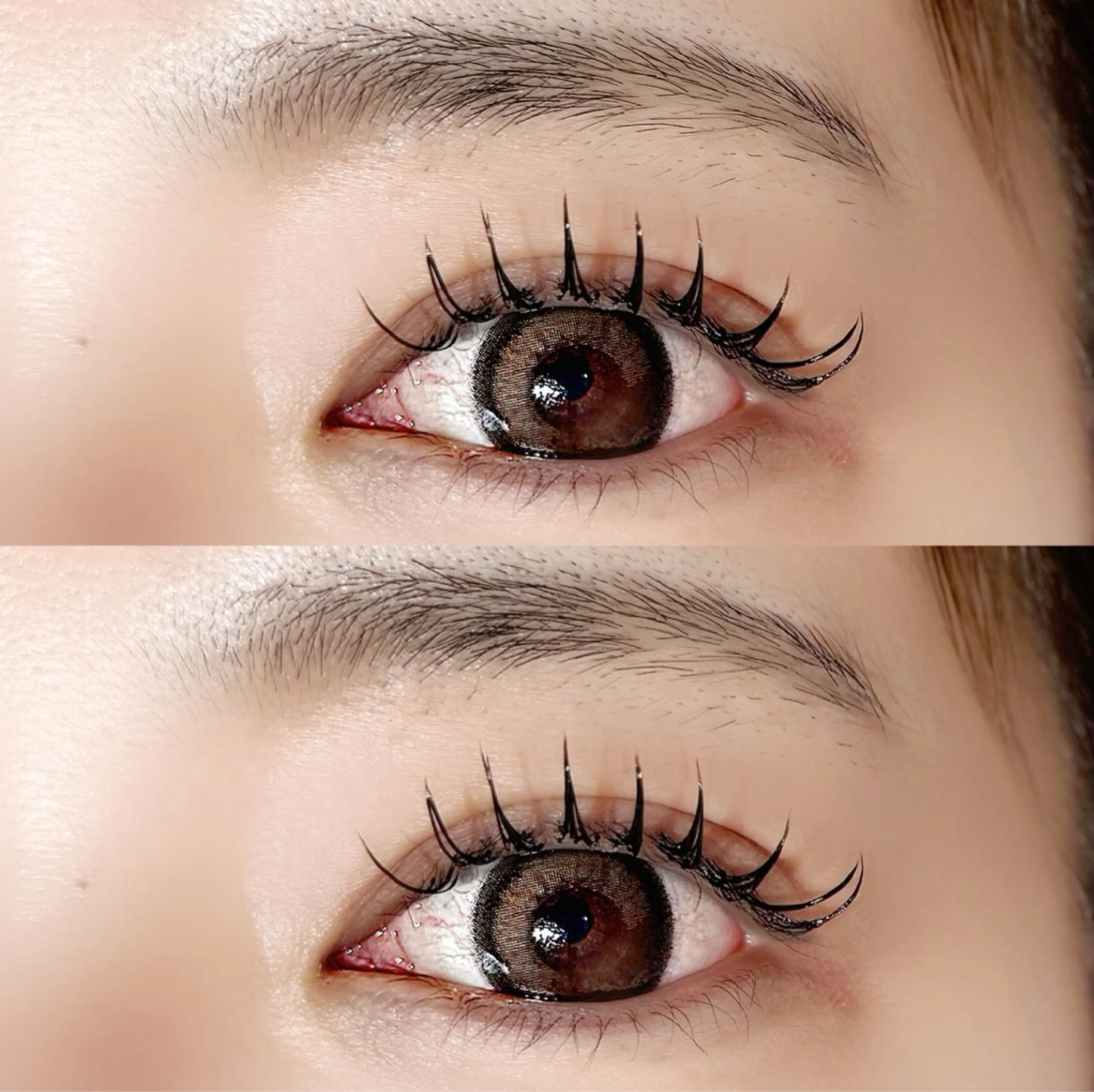 マツエク・マツパ フラットラッシュ EYELA riaraのマツエク・マツパデザイン