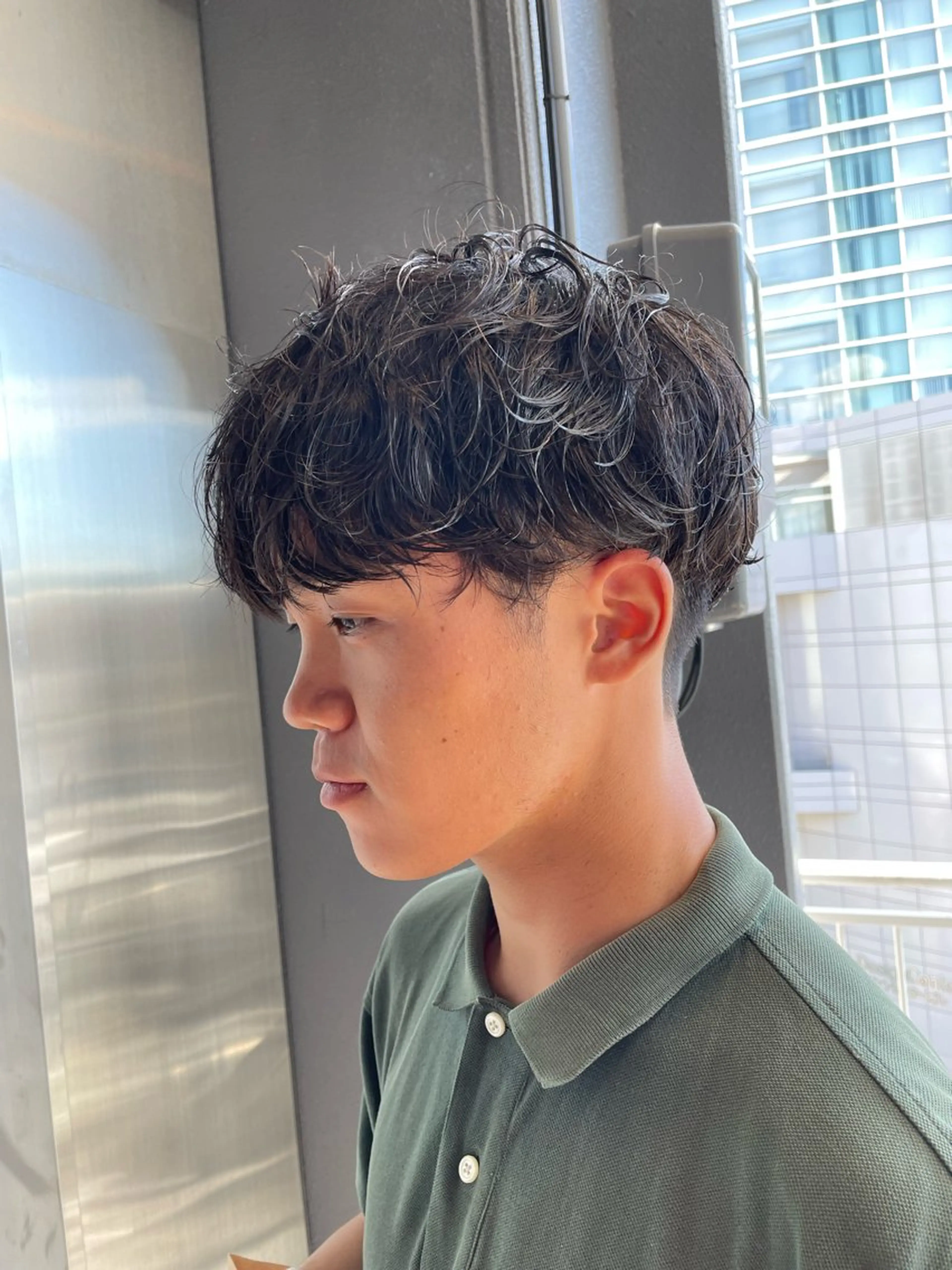 パーマ メンズ 金山/メンズパーマ 西村侑真のヘアスタイル