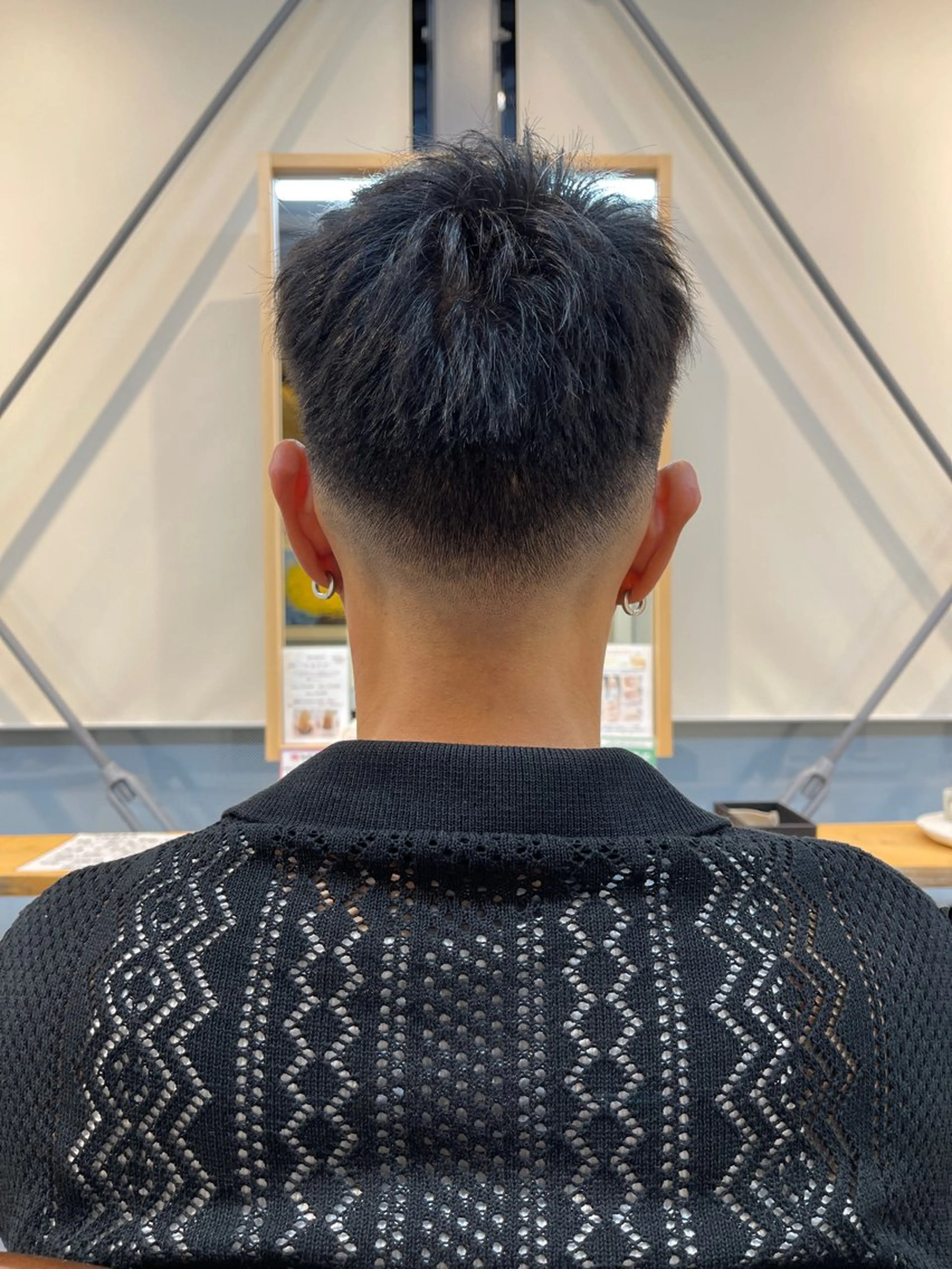 メンズ フェードカット カット 女性理容師 さちのヘアスタイル