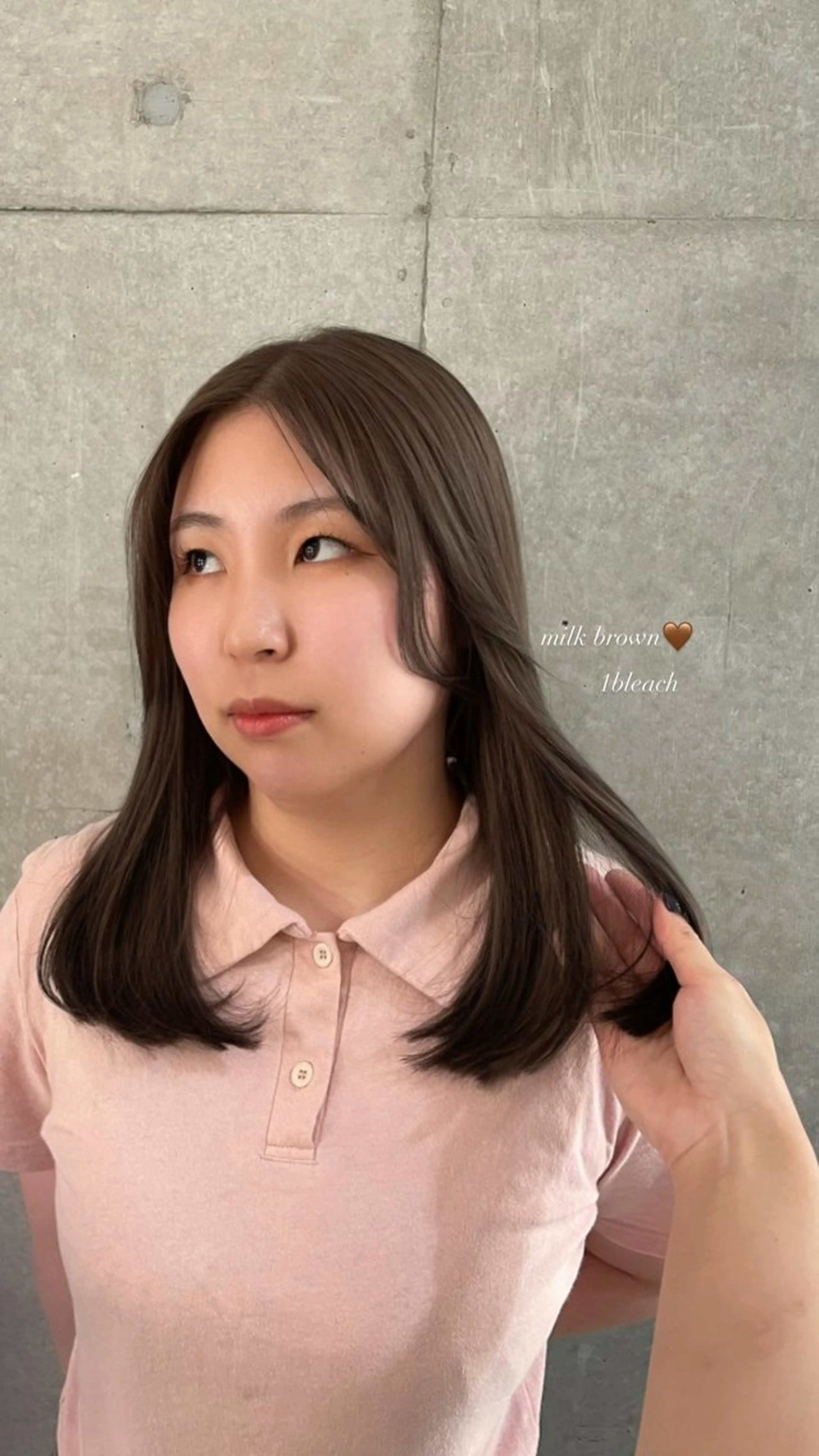 セミロング LINDO TOKYO 梅田店所属・梅田美容師 nao🐈‍⬛のヘアスタイル