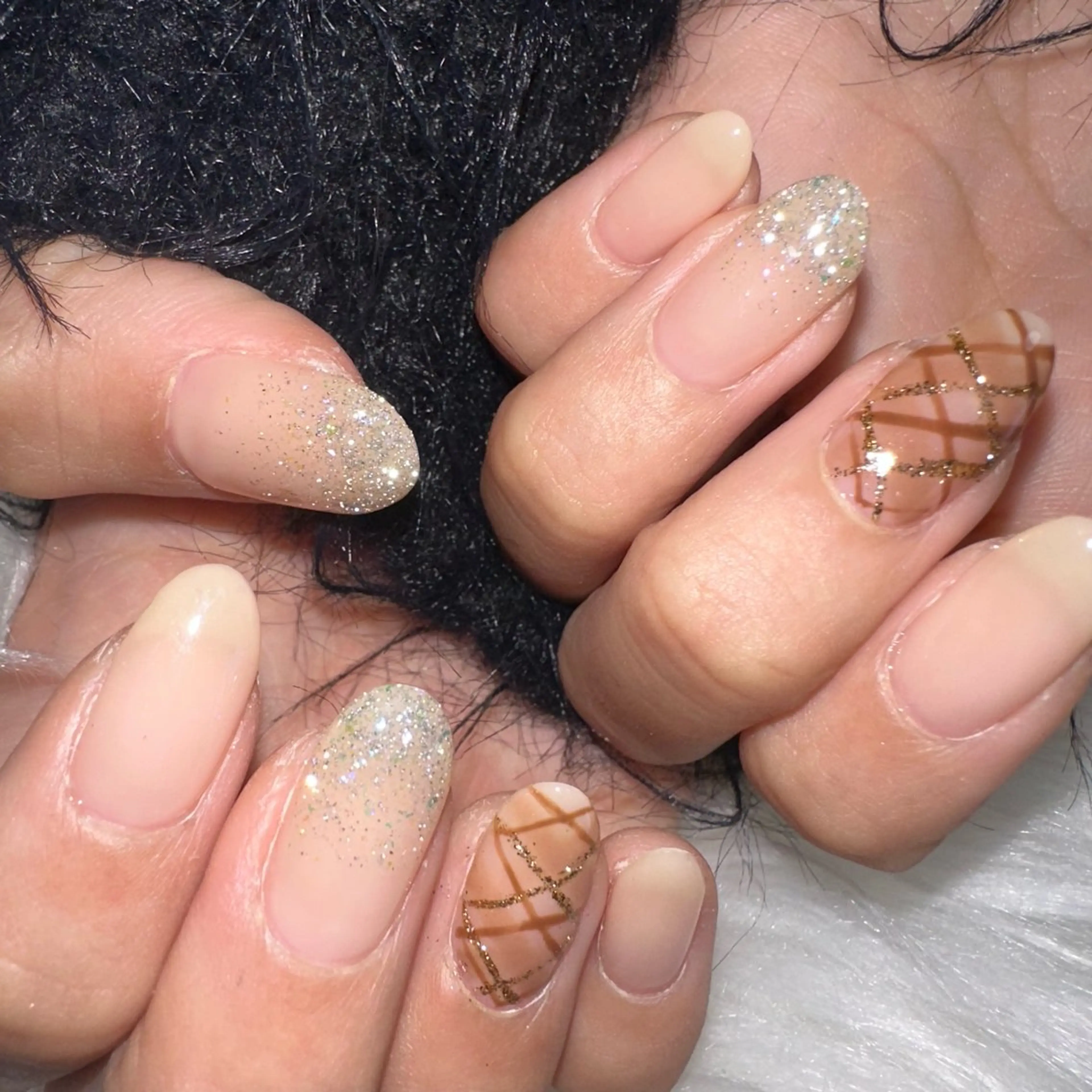 ミディアム 川口 理沙のネイルデザイン