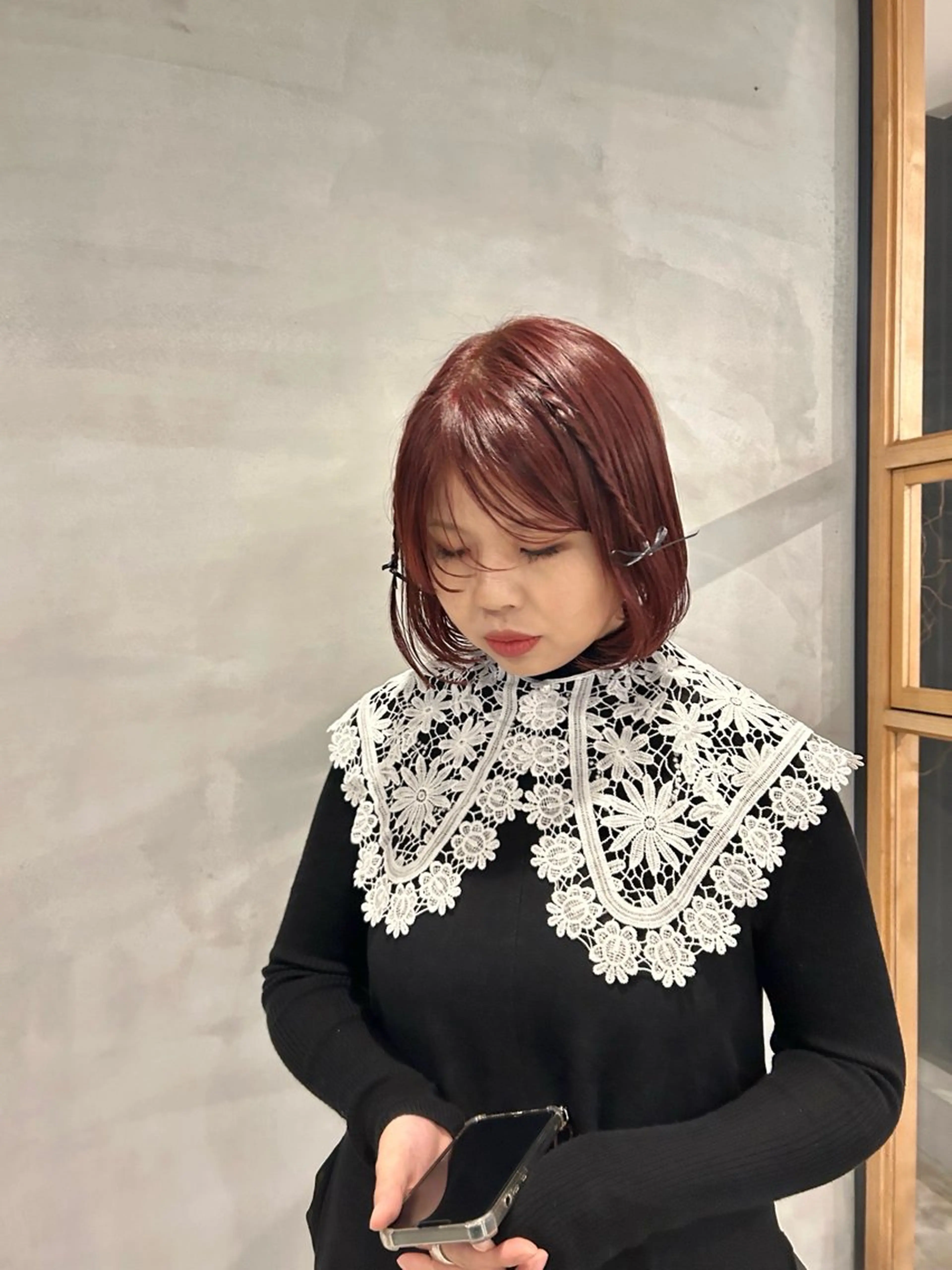 ミディアム カラー hale所属・hale airiのヘアスタイル