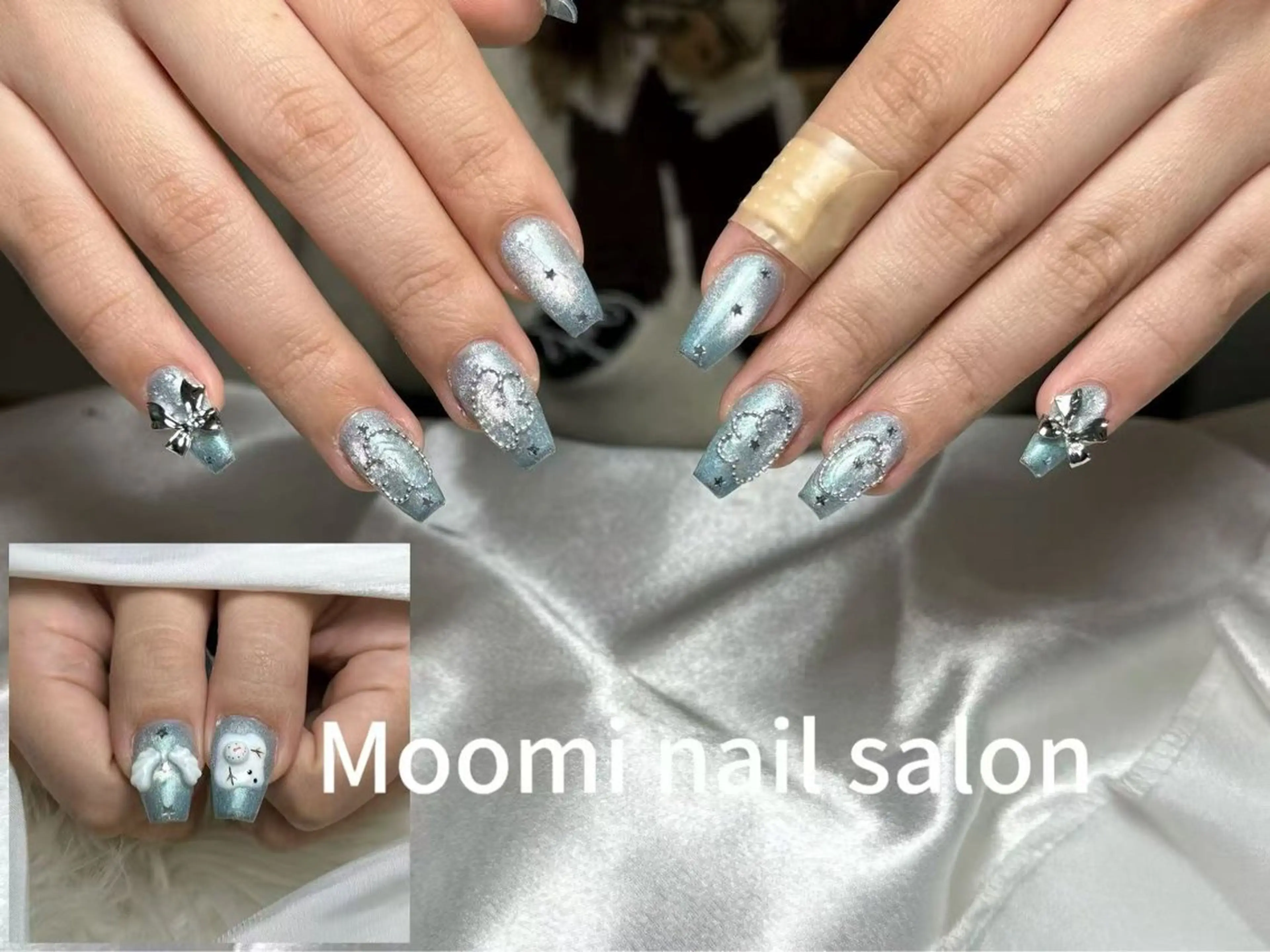 ロング ハンドネイル moomi nailのネイルデザイン
